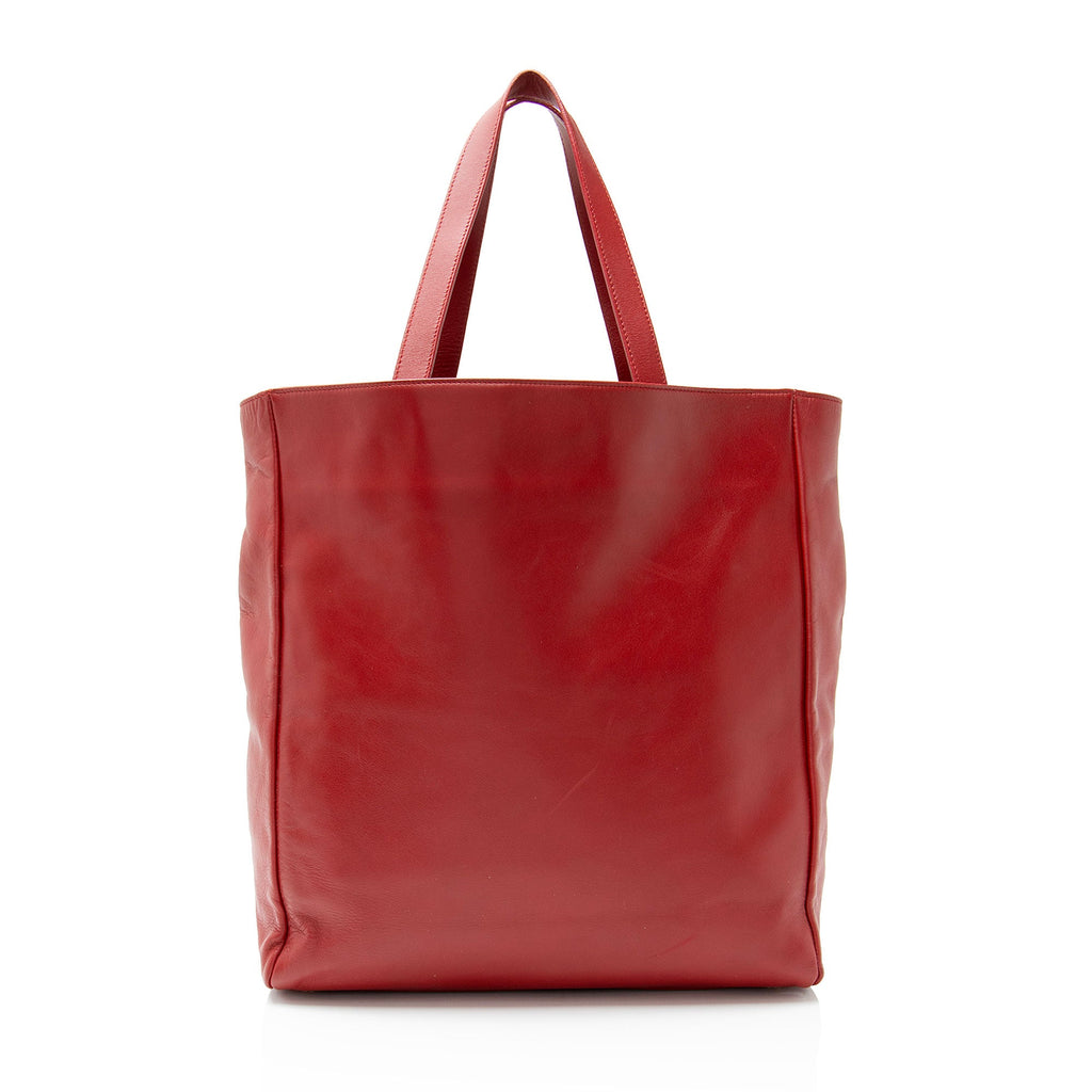 Saint Laurent Calfskin Reversible Museum Tote