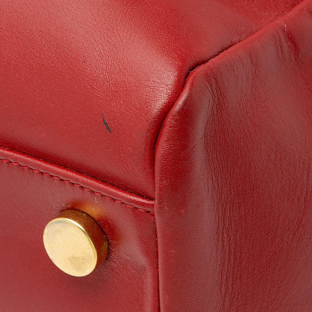 Saint Laurent Calfskin Reversible Museum Tote