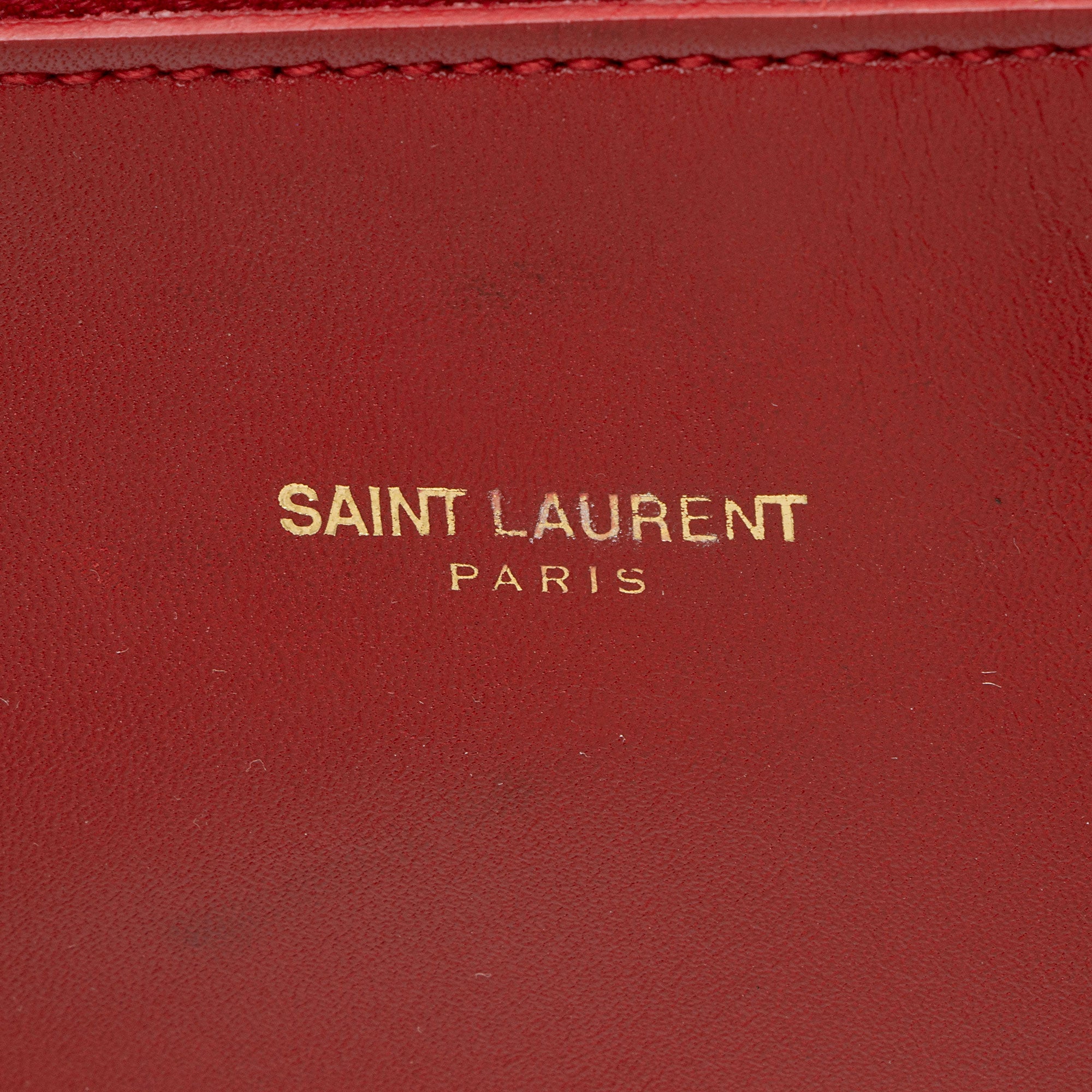 Saint Laurent Calfskin Reversible Museum Tote