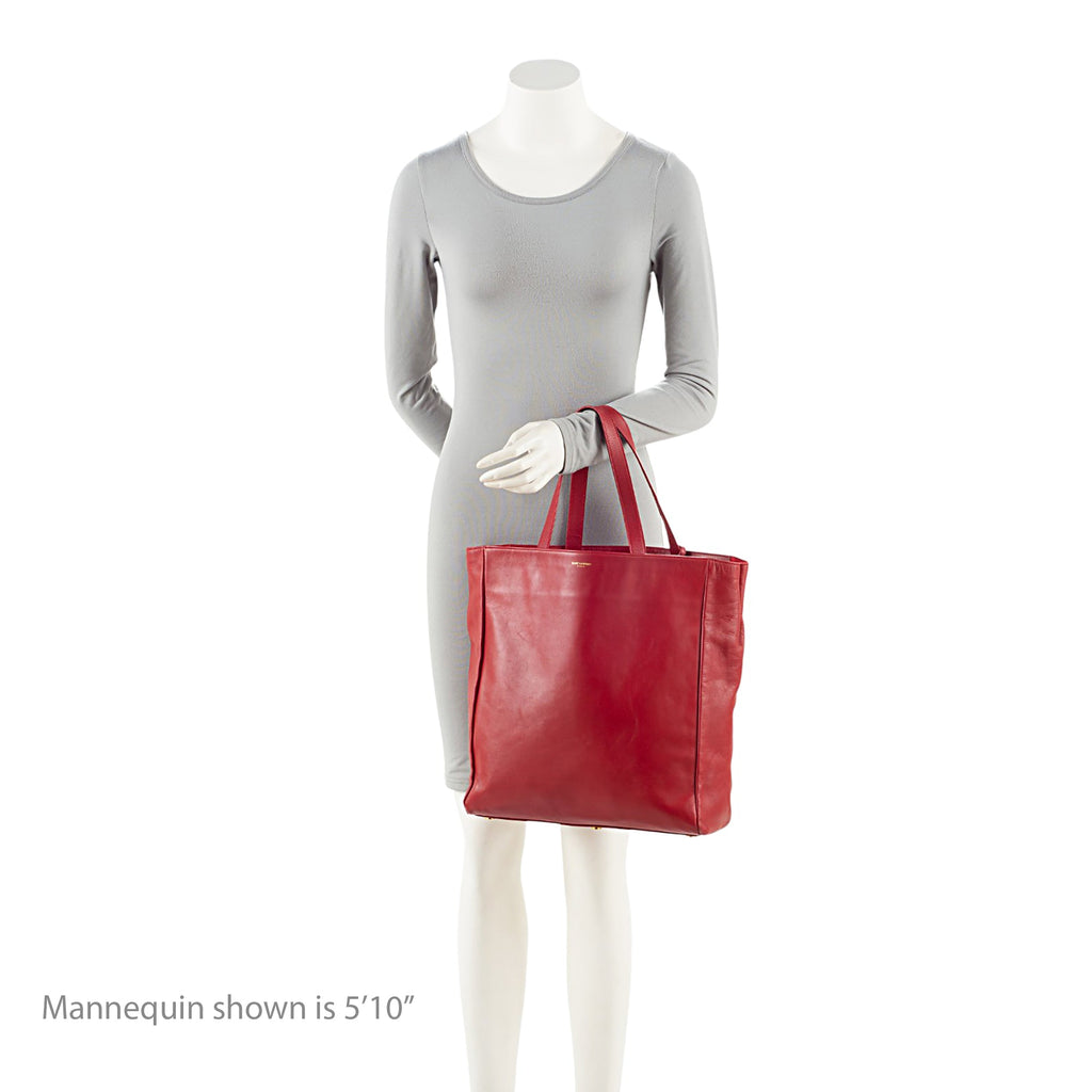 Saint Laurent Calfskin Reversible Museum Tote