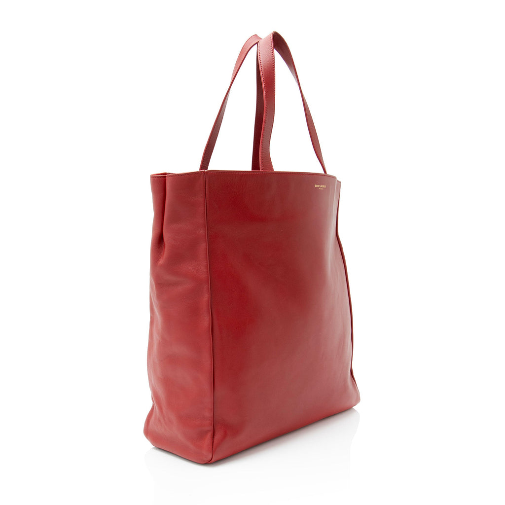 Saint Laurent Calfskin Reversible Museum Tote