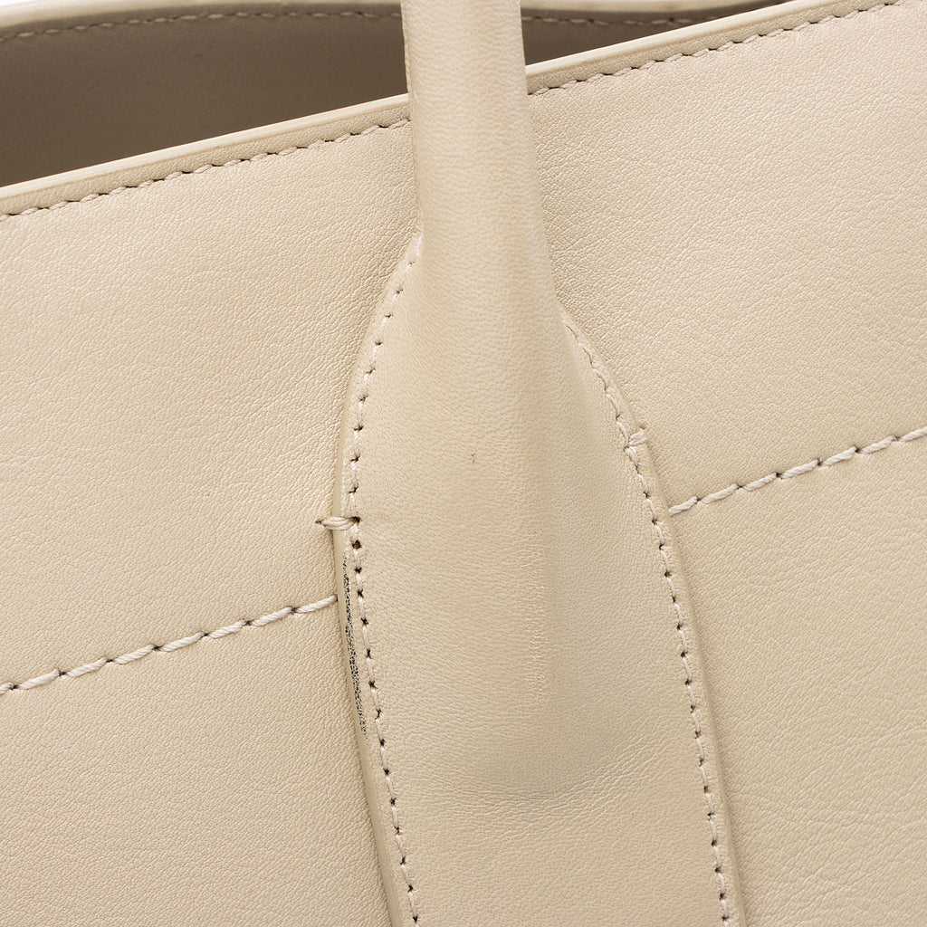 Saint Laurent Calfskin Rive Gauche Large Tote