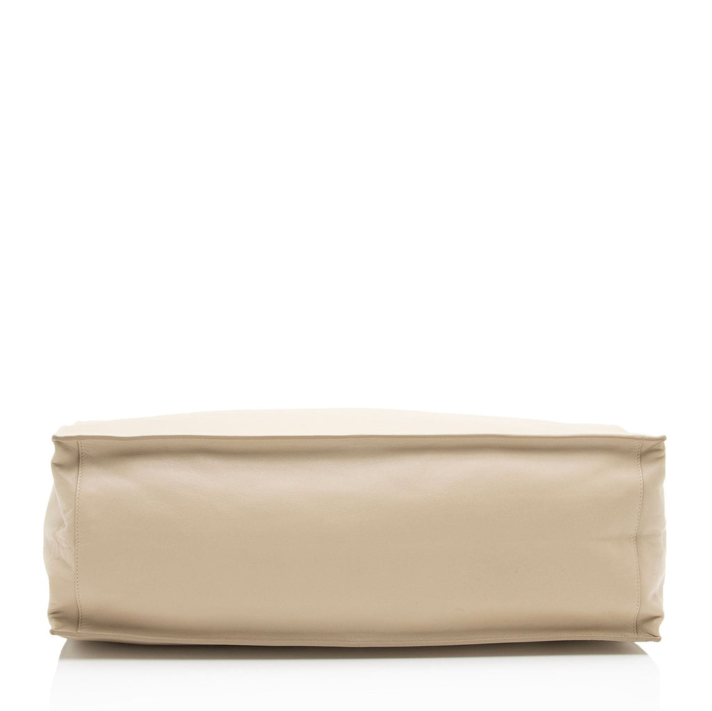 Saint Laurent Calfskin Rive Gauche Large Tote