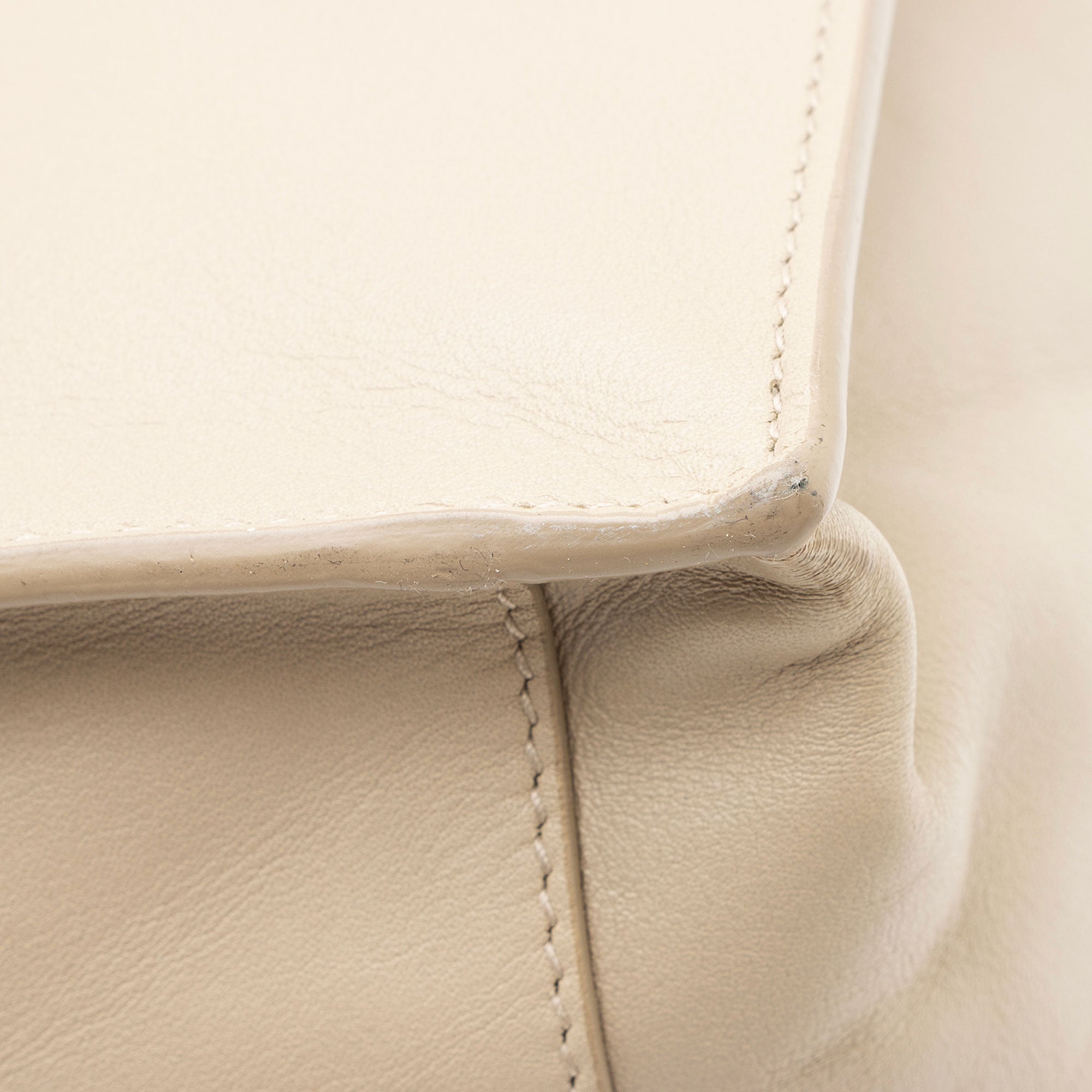 Saint Laurent Calfskin Rive Gauche Large Tote