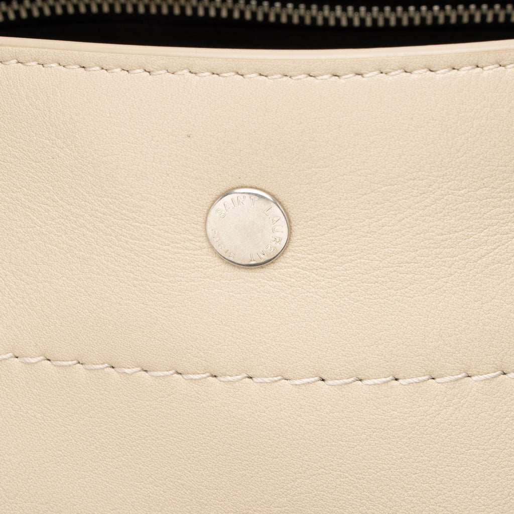 Saint Laurent Calfskin Rive Gauche Large Tote