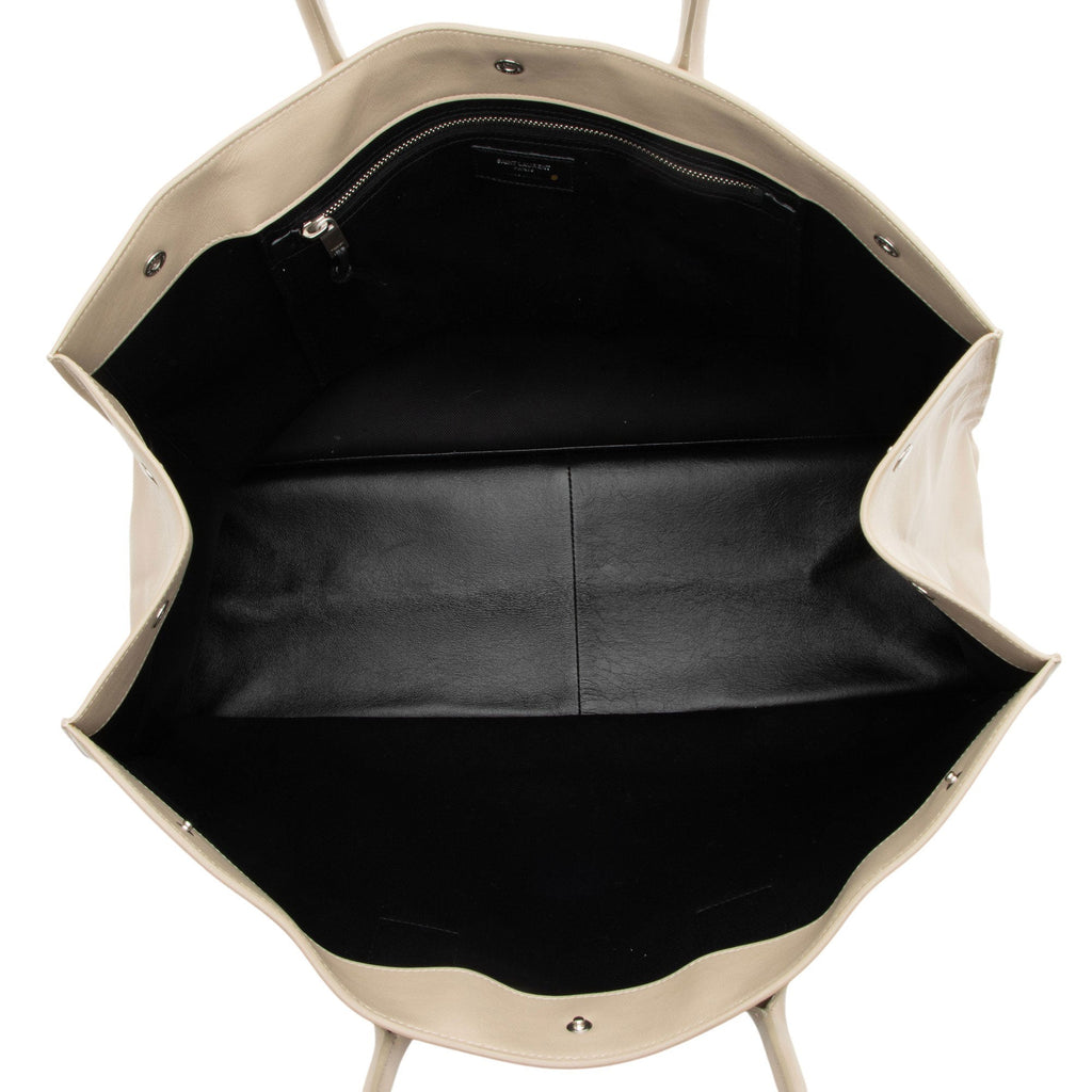 Saint Laurent Calfskin Rive Gauche Large Tote