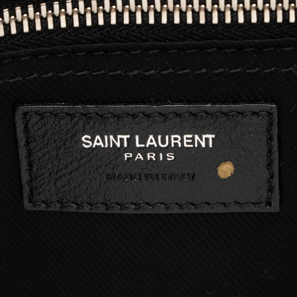 Saint Laurent Calfskin Rive Gauche Large Tote