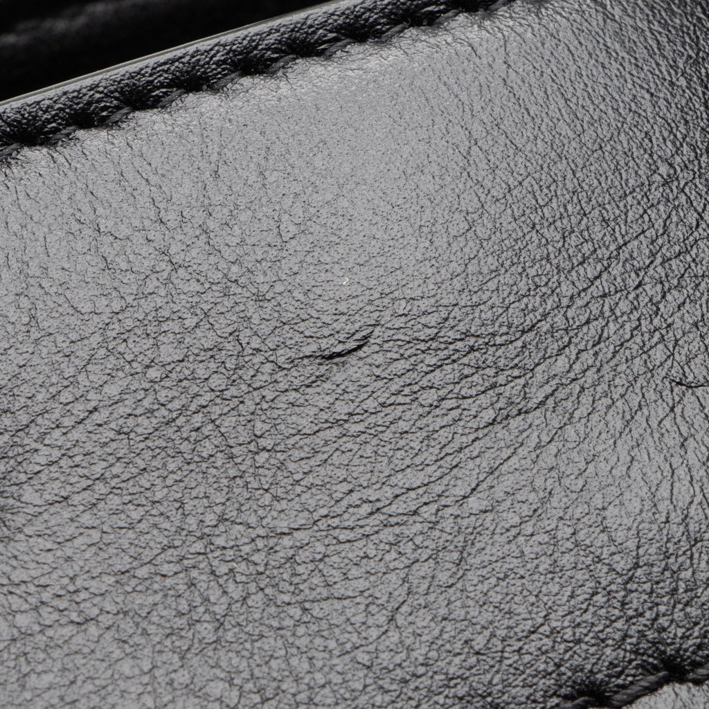 Saint Laurent Calfskin Rive Gauche Small Tote (SHF-23409)