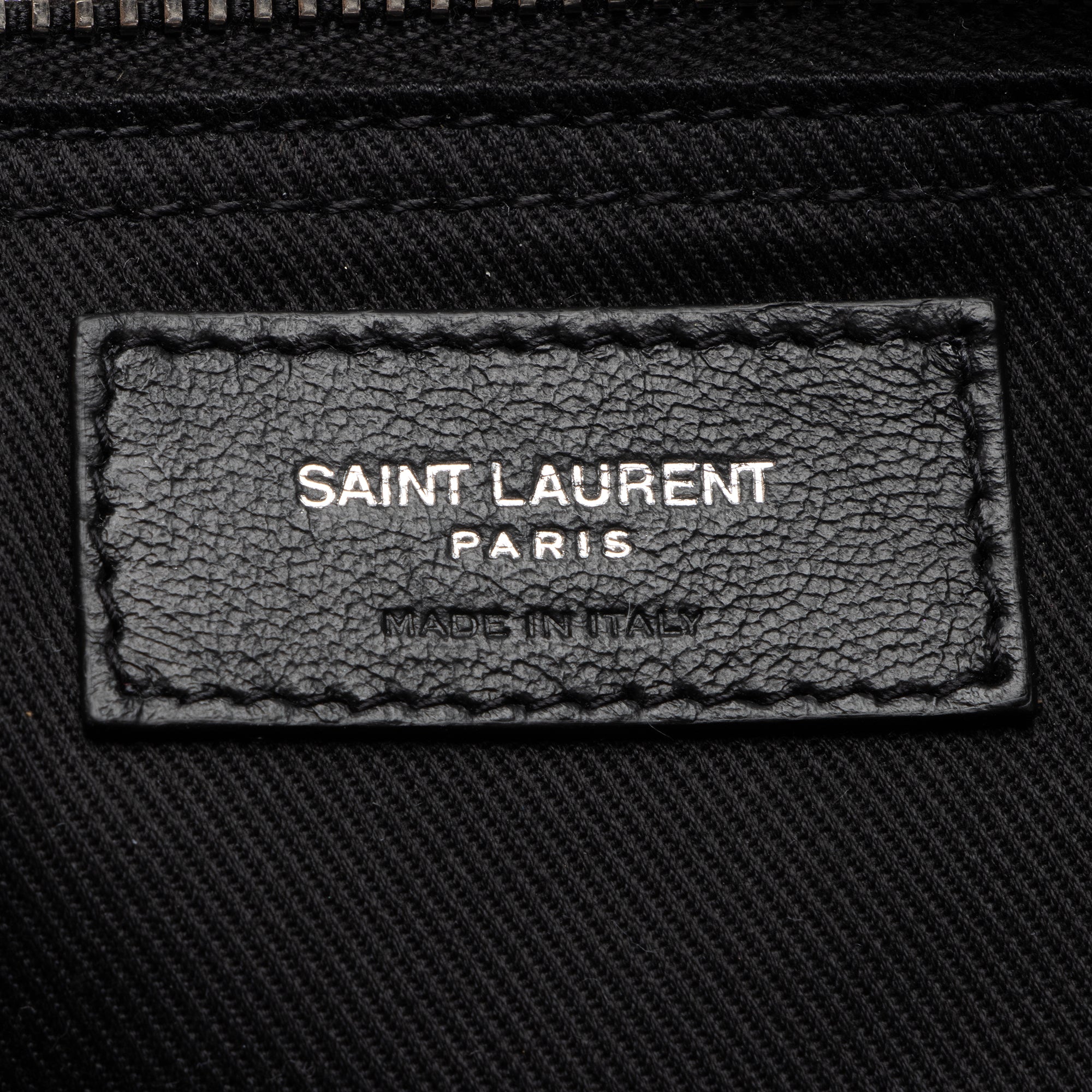 Saint Laurent Calfskin Rive Gauche Small Tote (SHF-23409)