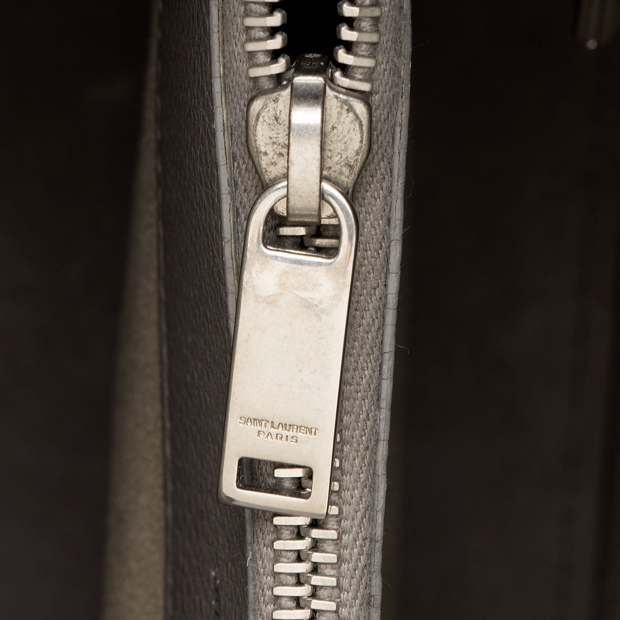 Saint Laurent Calfskin Bicolor Sac De Jour Baby Tote