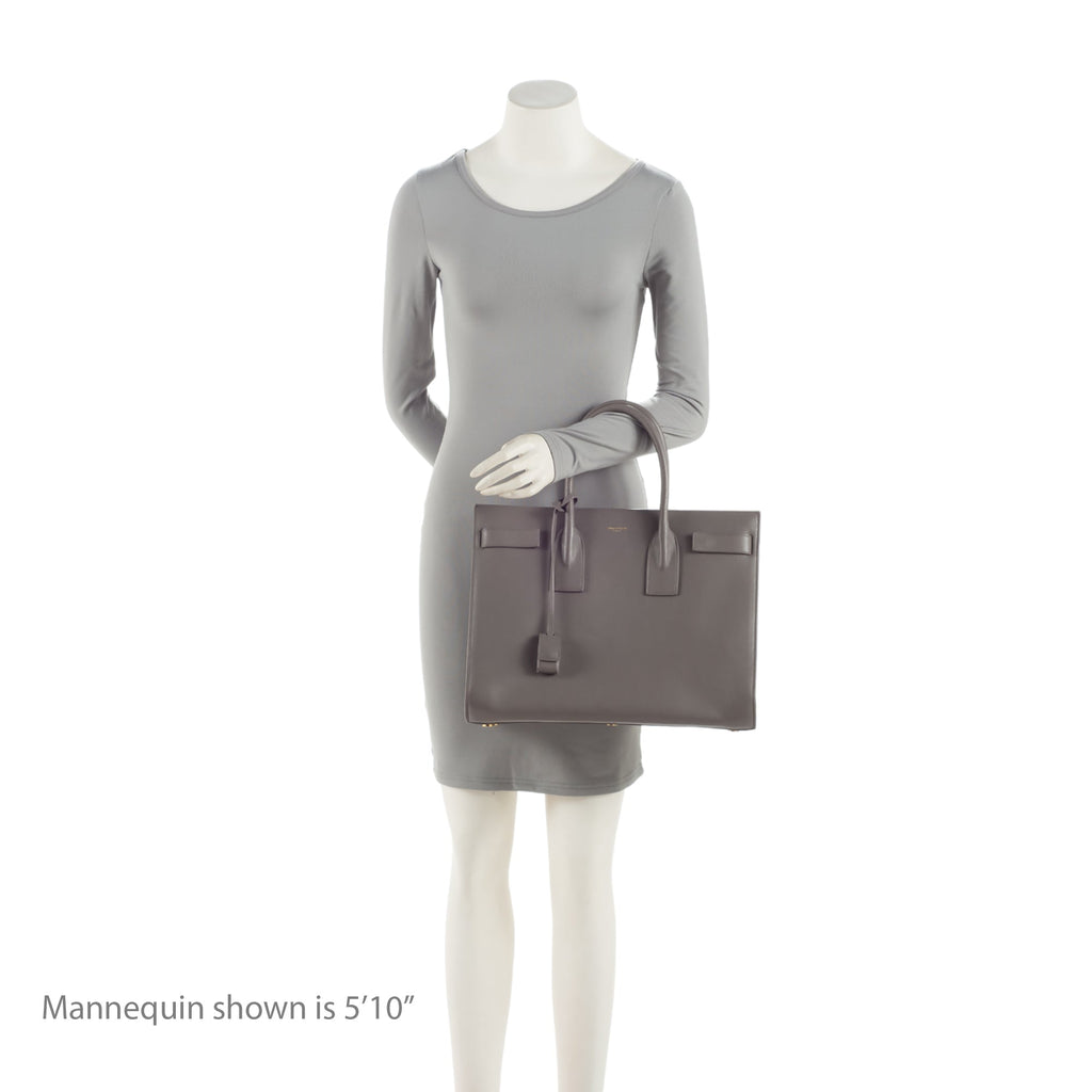 Saint Laurent Calfskin Sac De Jour Large Tote