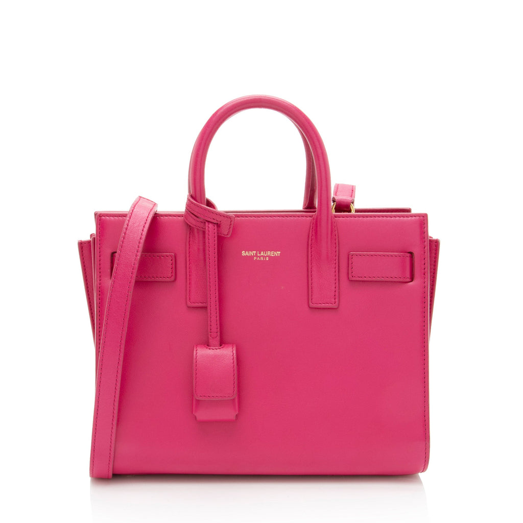 Saint Laurent Calfskin Sac De Jour Nano Tote