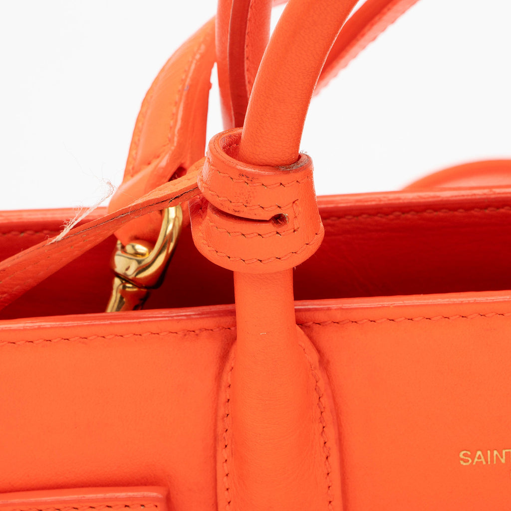 Saint Laurent Calfskin Sac De Jour Nano Tote