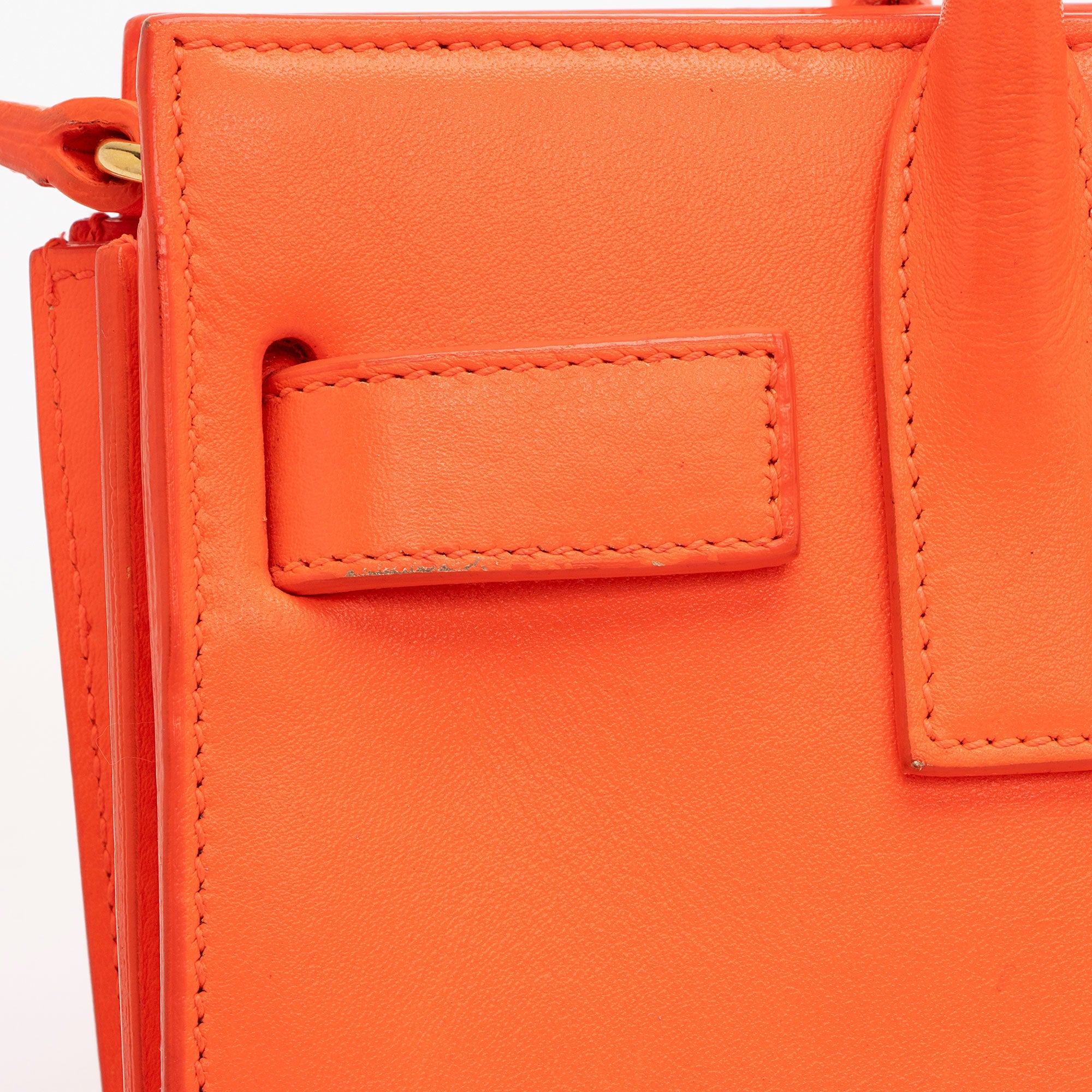Saint Laurent Calfskin Sac De Jour Nano Tote
