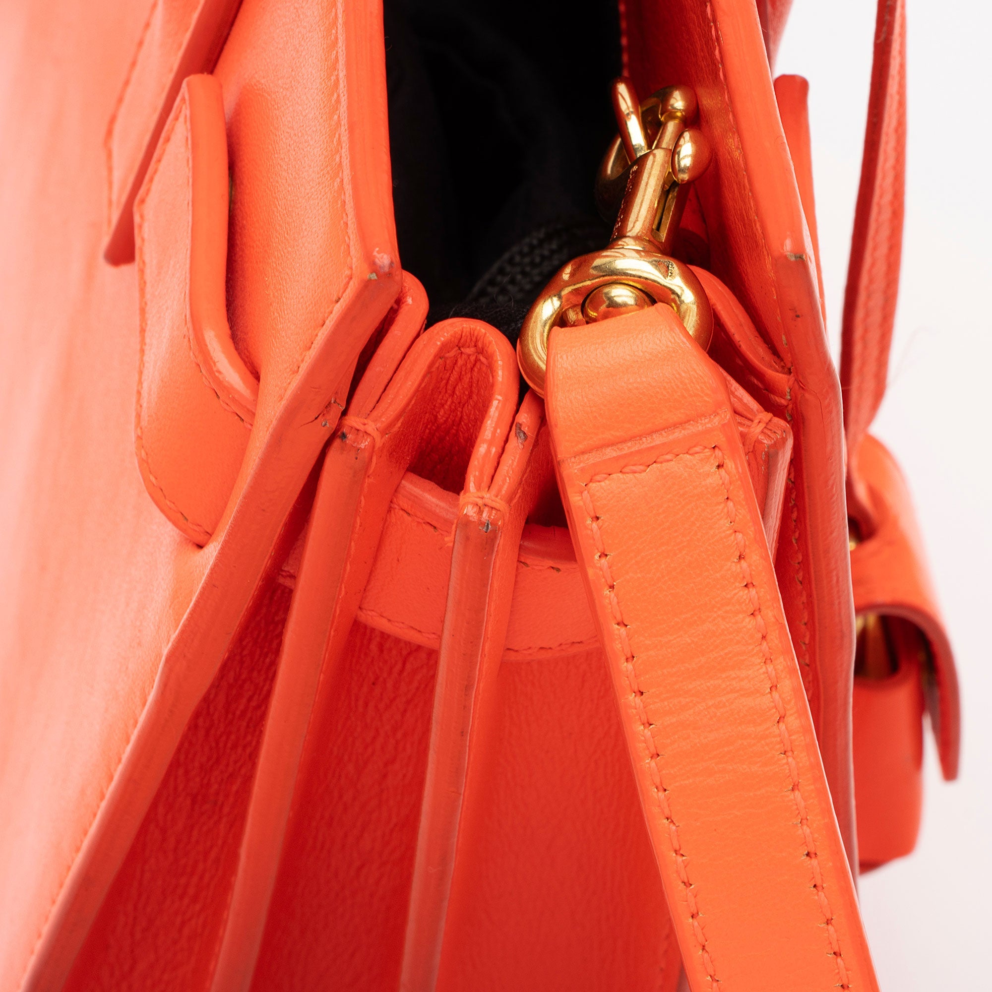 Saint Laurent Calfskin Sac De Jour Nano Tote