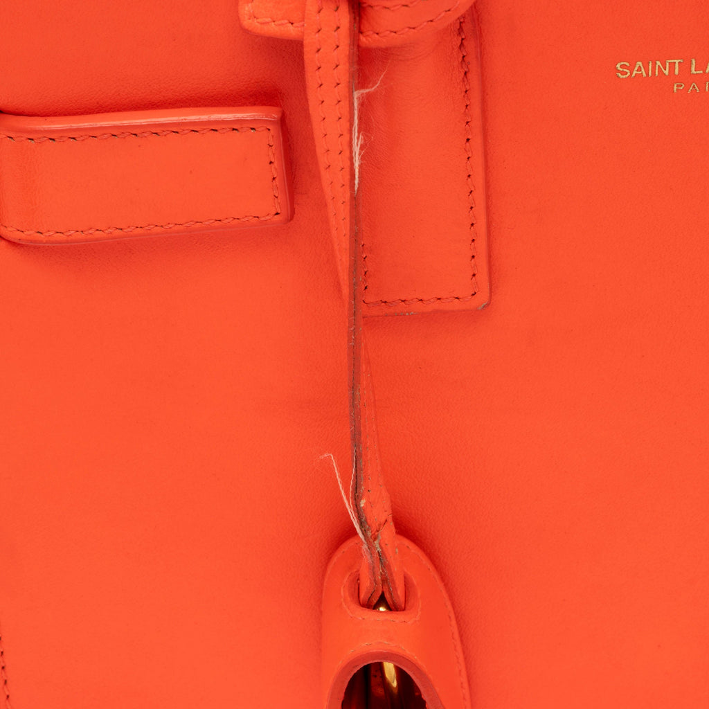 Saint Laurent Calfskin Sac De Jour Nano Tote