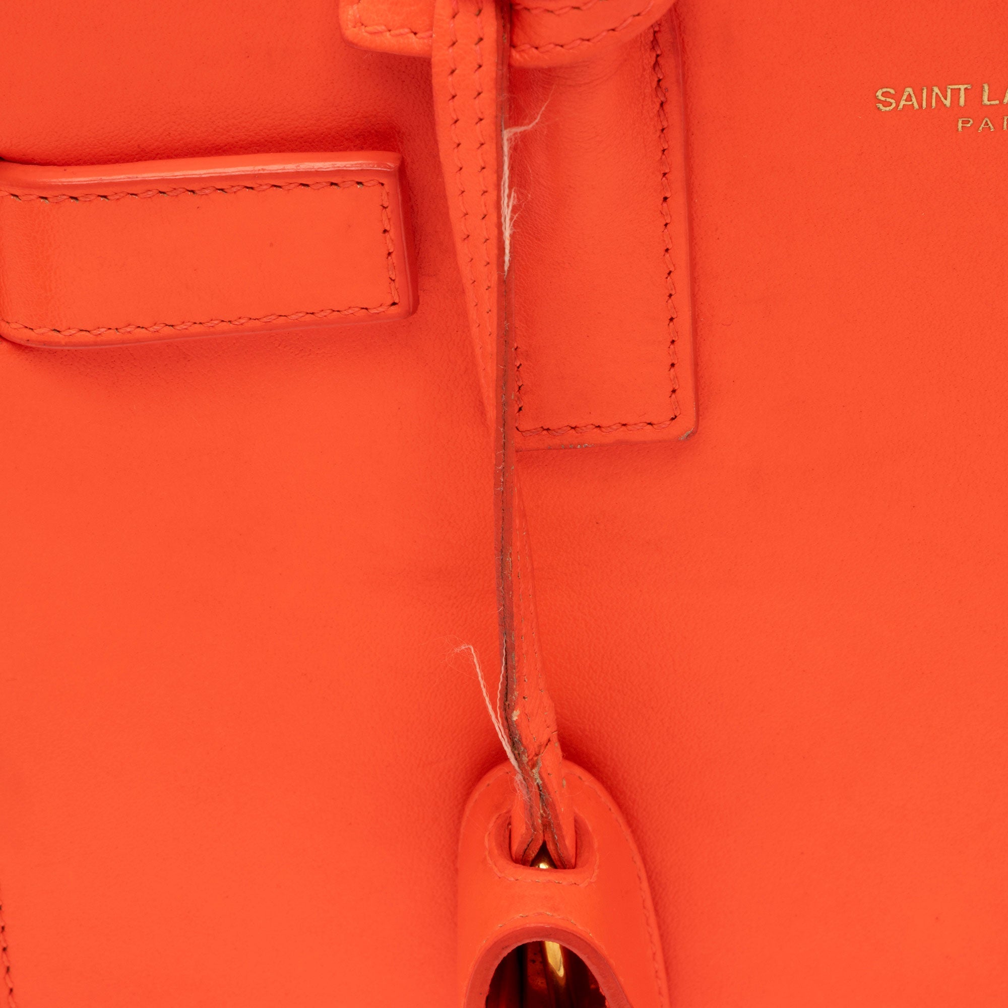 Saint Laurent Calfskin Sac De Jour Nano Tote