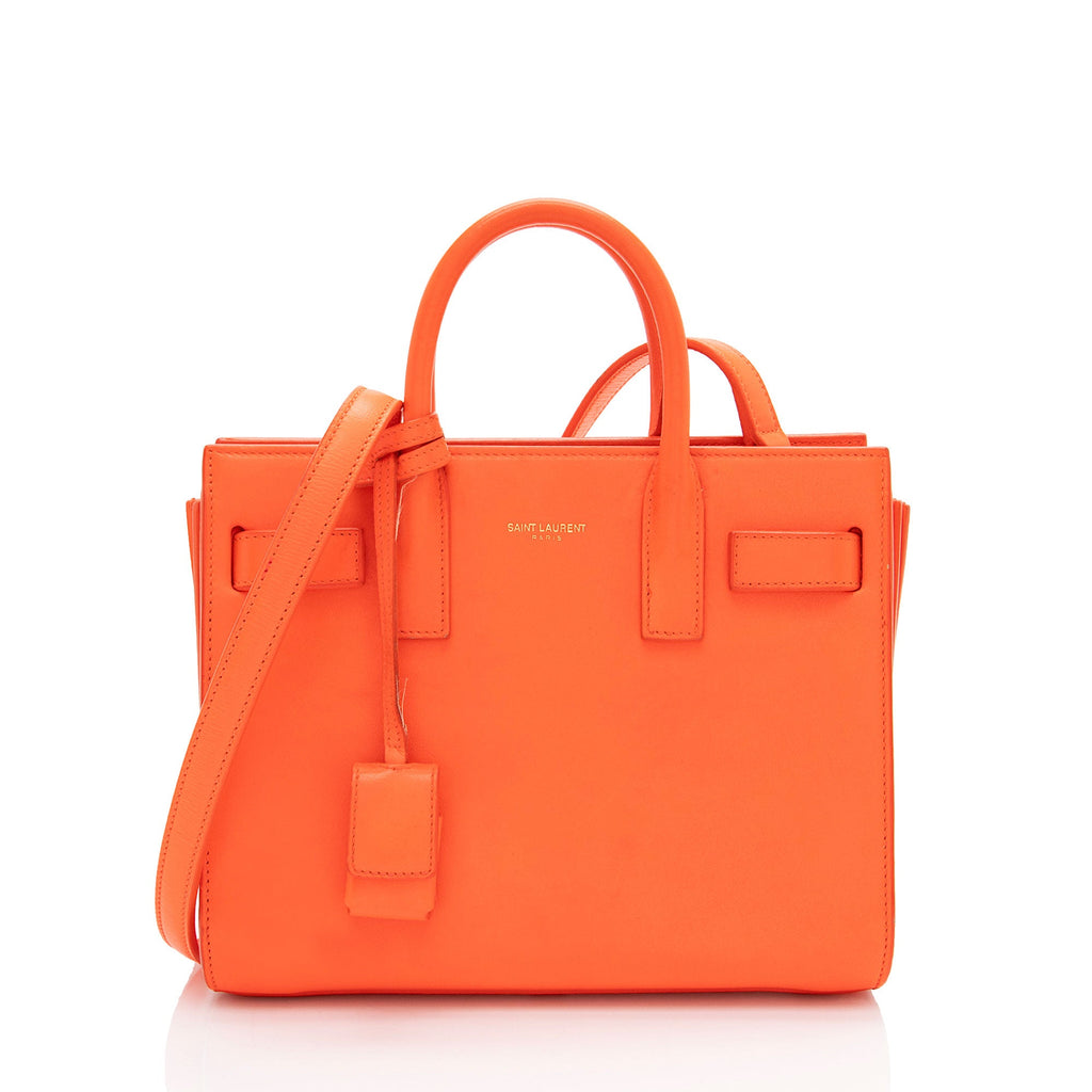 Saint Laurent Calfskin Sac De Jour Nano Tote