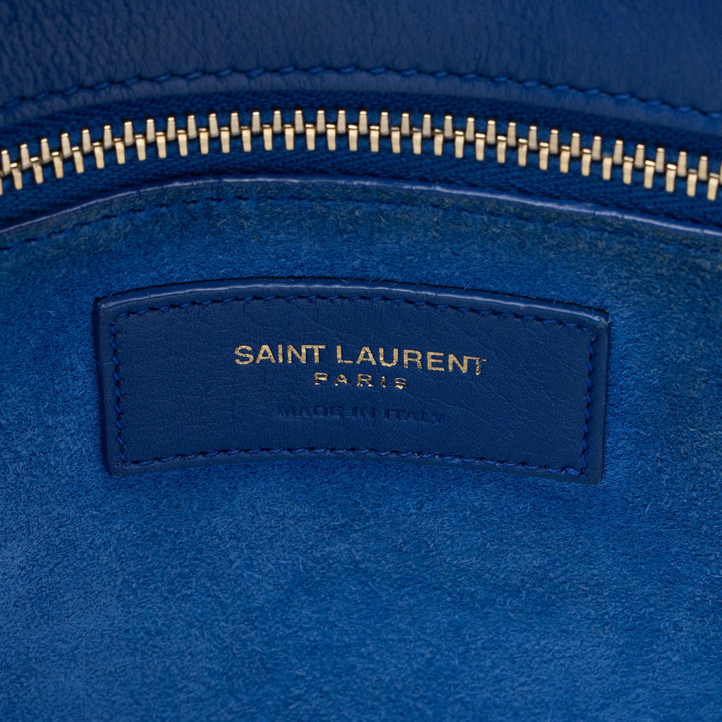 Saint Laurent Calfskin Small Sac De Jour Tote