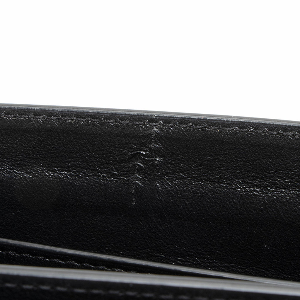 Saint Laurent Calfskin Suede Monogram Cassandra Medium Chain Bag