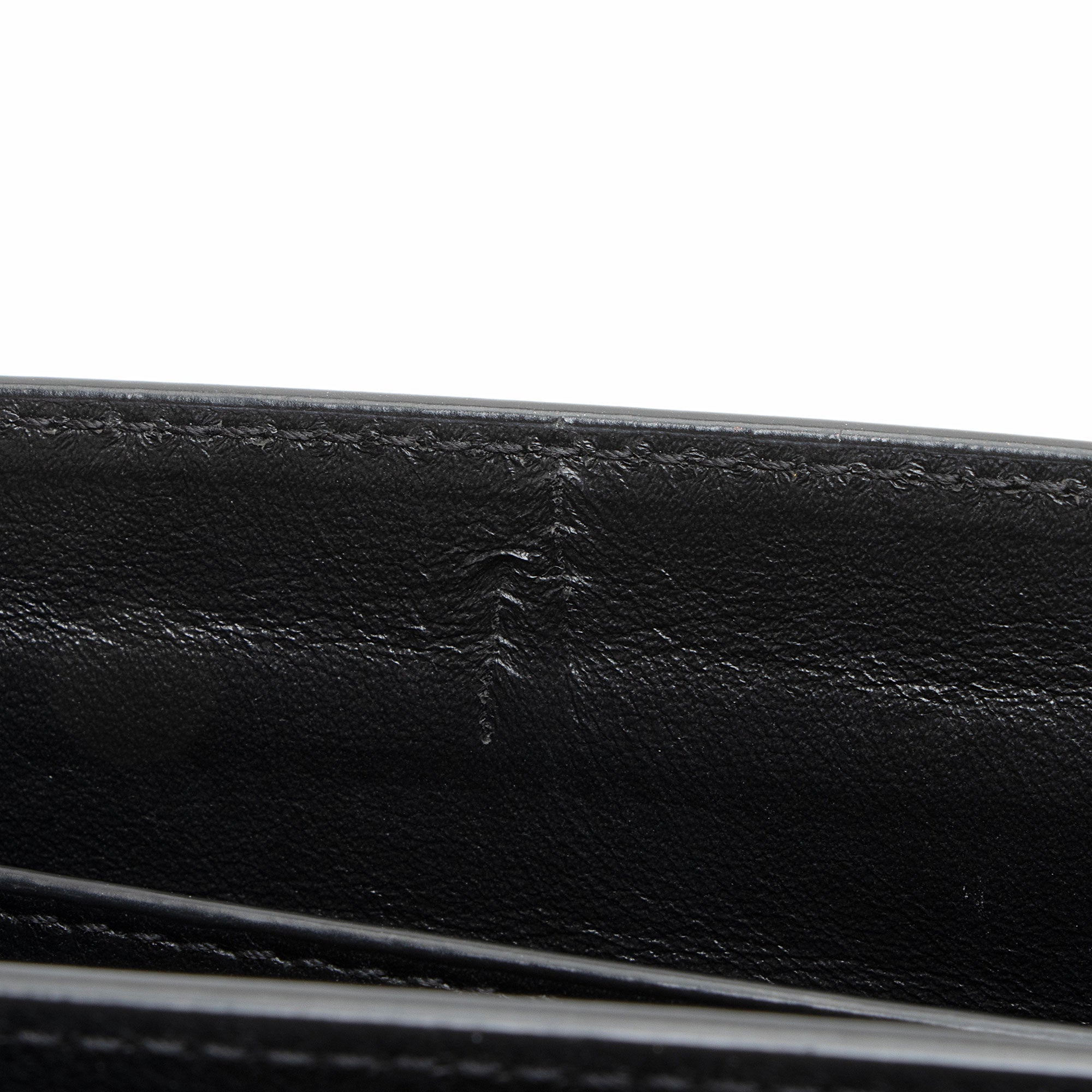 Saint Laurent Calfskin Suede Monogram Cassandra Medium Chain Bag