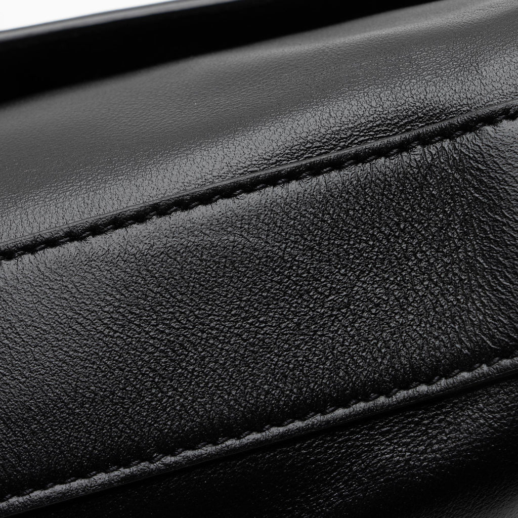 Saint Laurent Calfskin Suede Monogram Kate Reversible Chain Medium Shoulder Bag (SHF-22497)