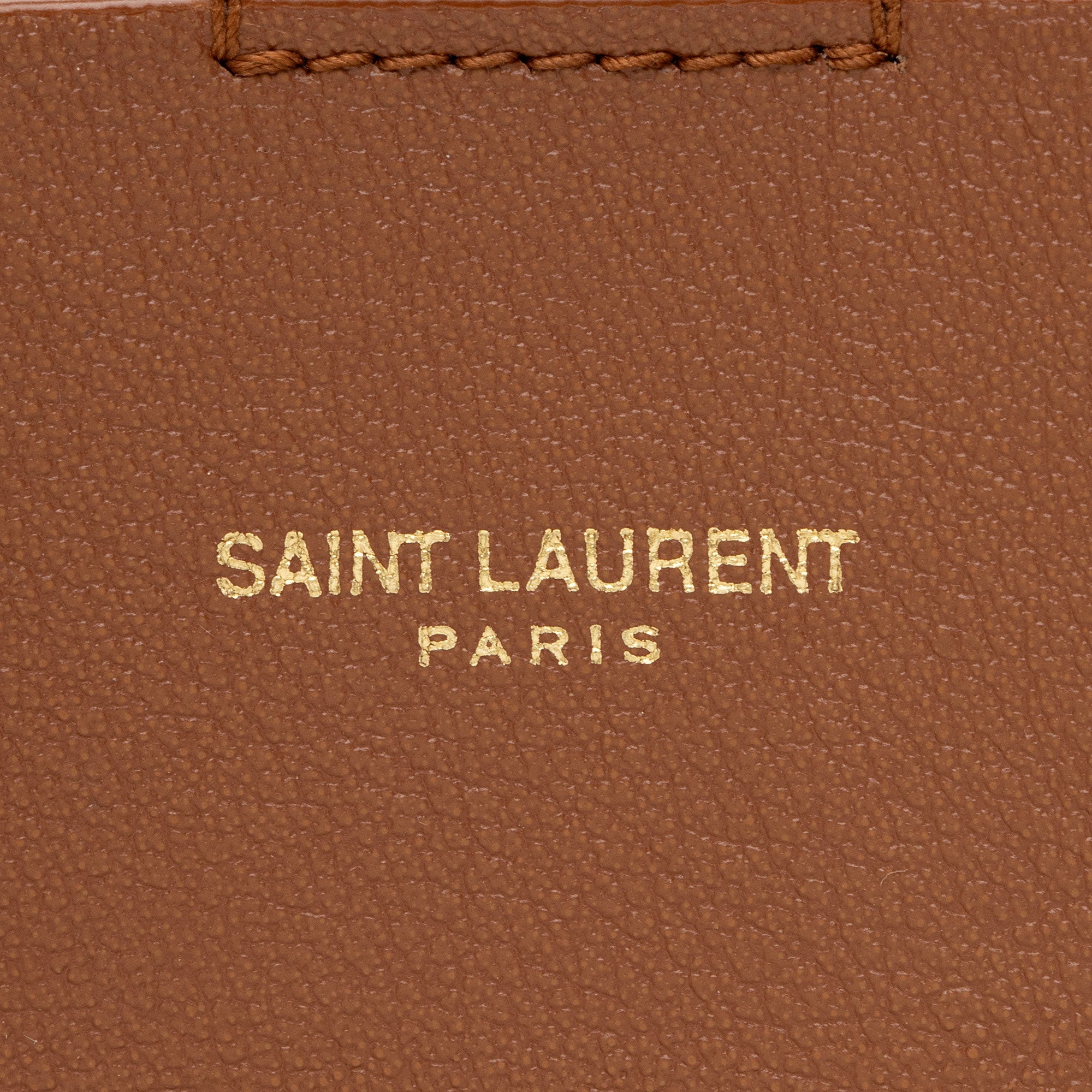 Saint Laurent Calfskin N/S Shopping Tote (SHF-9WdA9t)