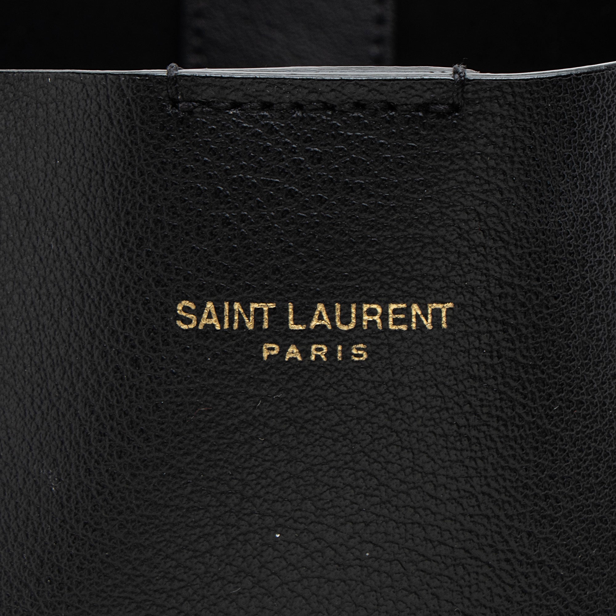 Saint Laurent Calfskin Toy Shopping Tote