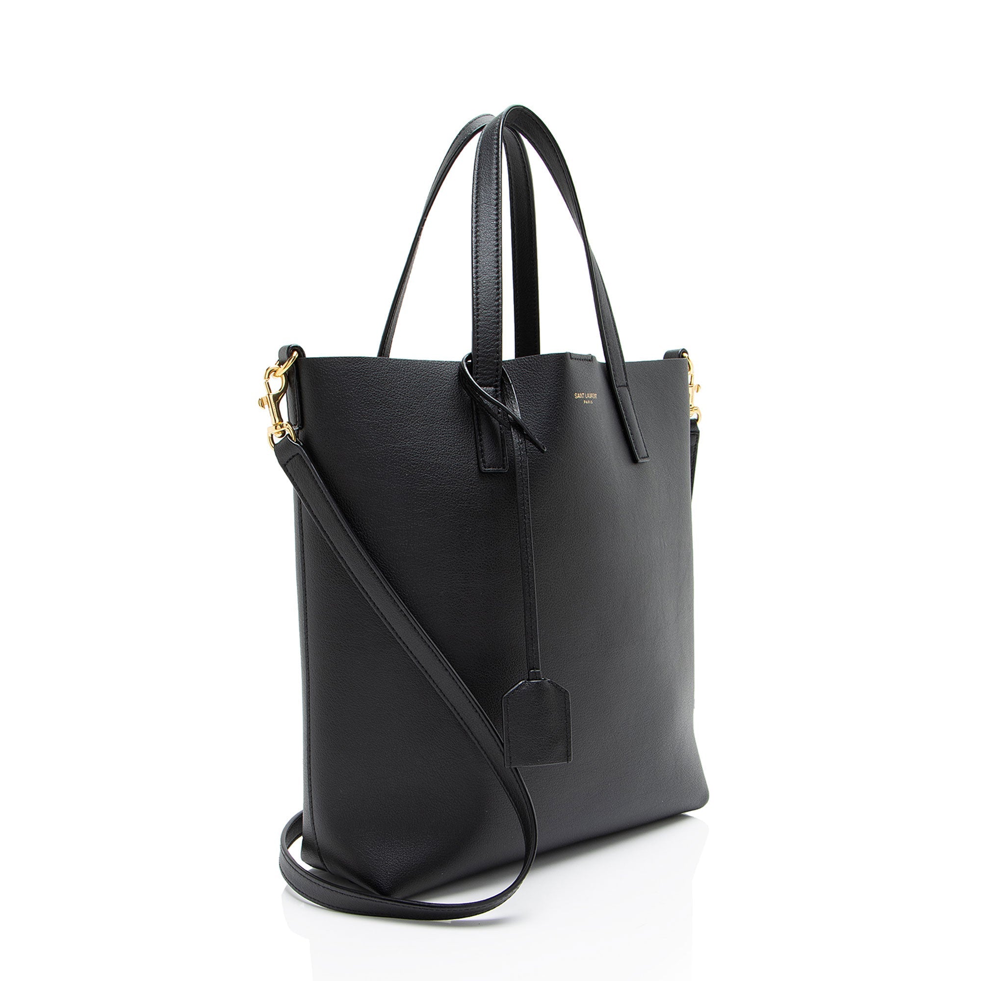 Saint Laurent Calfskin Toy Shopping Tote
