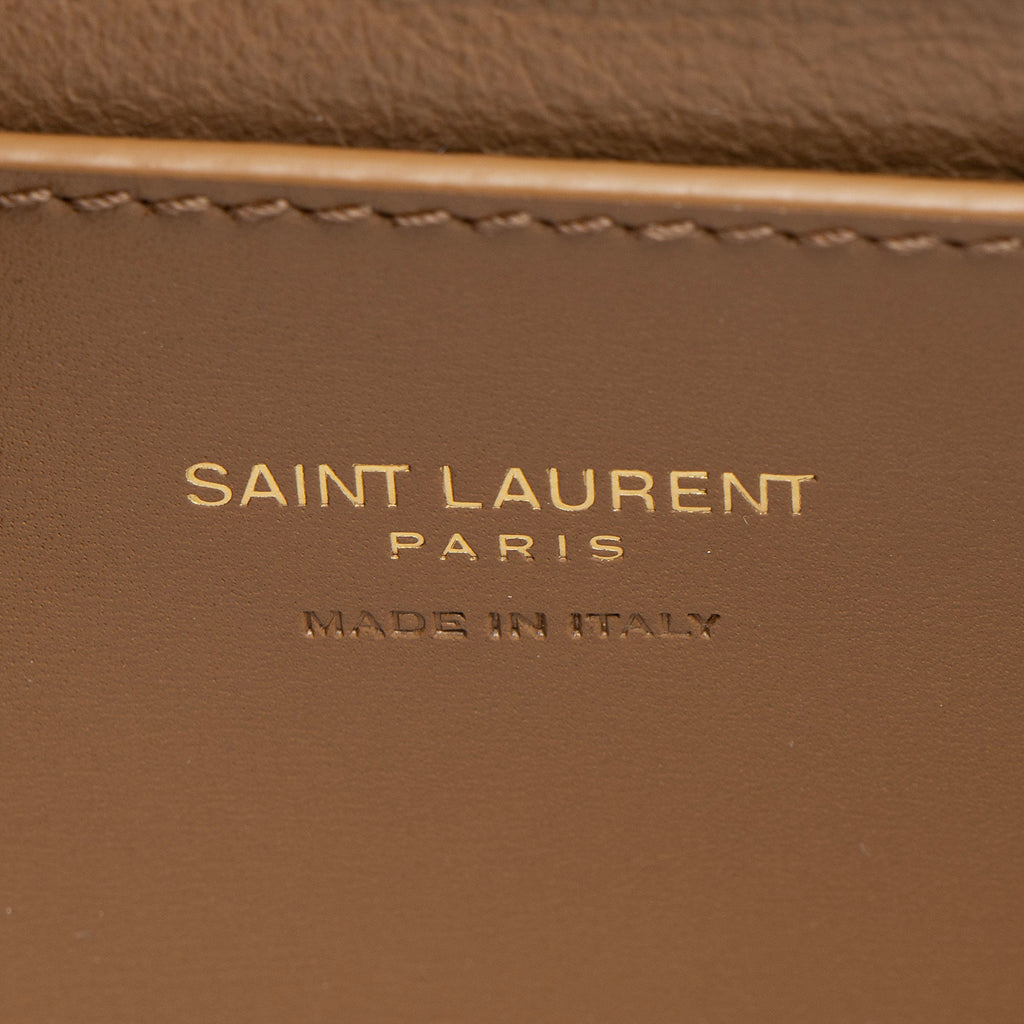 Saint Laurent Calfskin Voltaire Mini Shoulder Bag (SHF-BQWbaX)