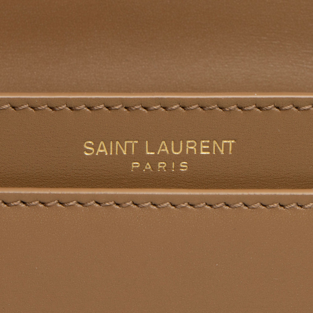 Saint Laurent Calfskin Voltaire Mini Shoulder Bag (SHF-BQWbaX)