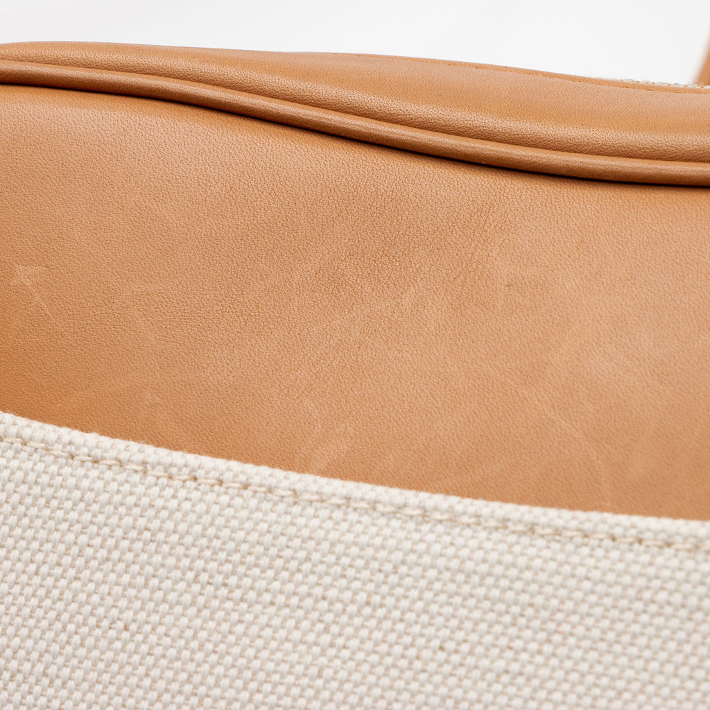 Saint Laurent Canvas Calfskin Monogram Sac Coeur Crossbody (SHF-XpAZQc)