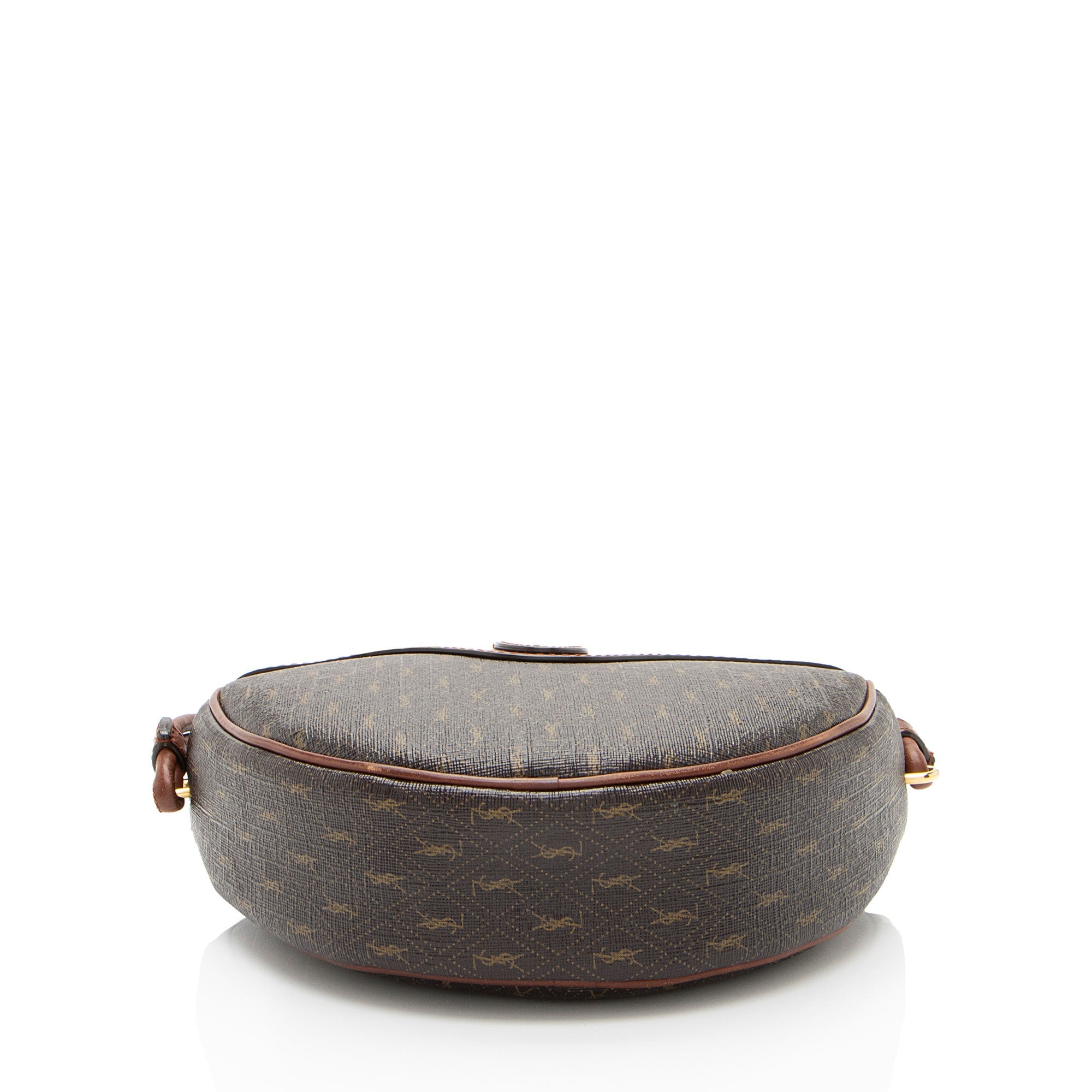 Saint Laurent Le Monogram Canvas Calfskin Sac Coeur Crossbody (SHF-IzwoNK)
