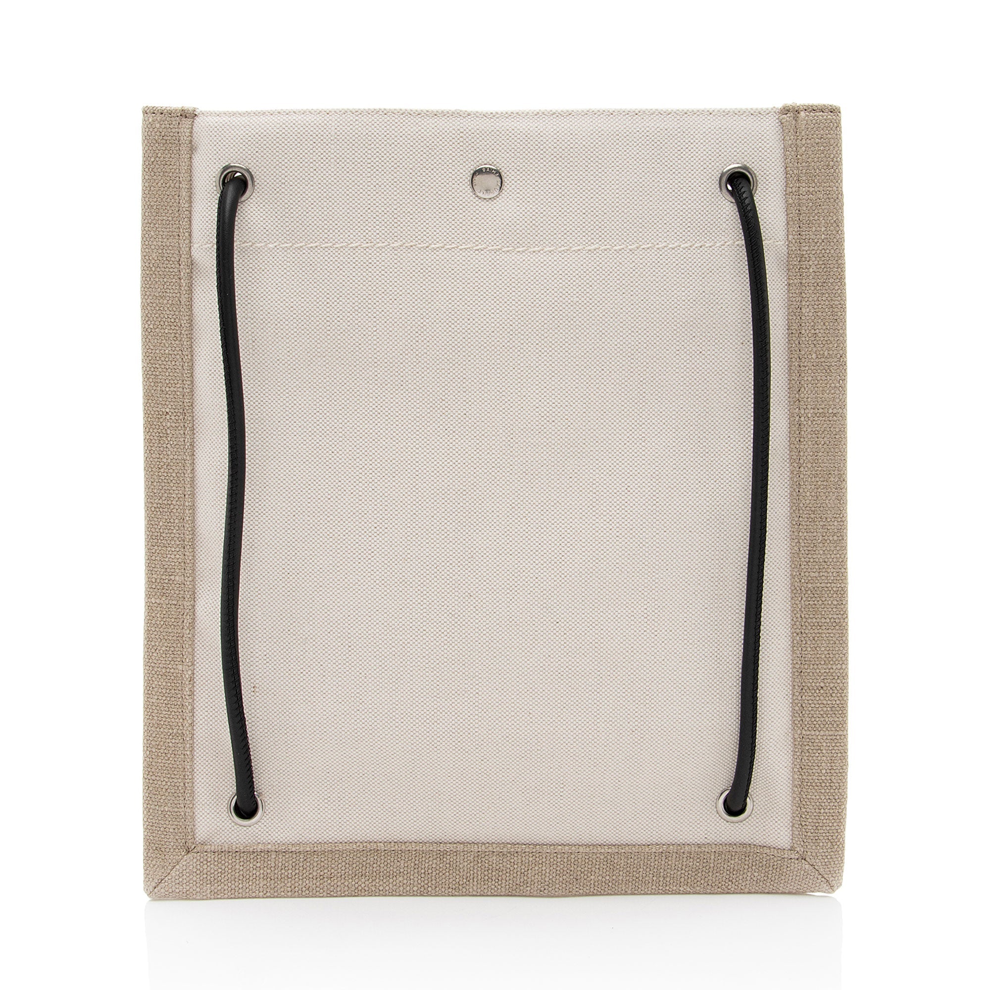 Saint Laurent Canvas Calfskin Rive Gauche Backpack