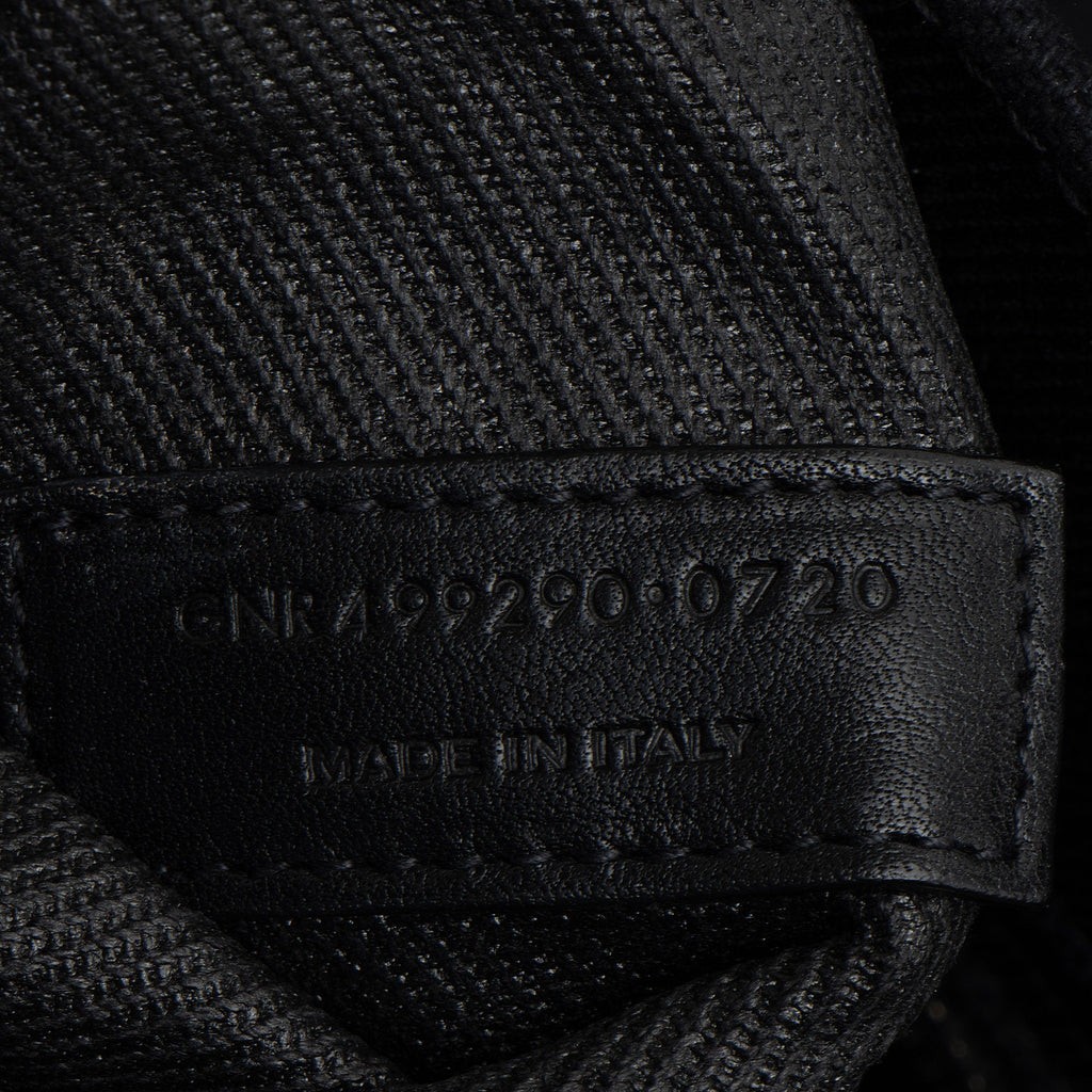 Saint Laurent Canvas Calfskin Rive Gauche Large Tote