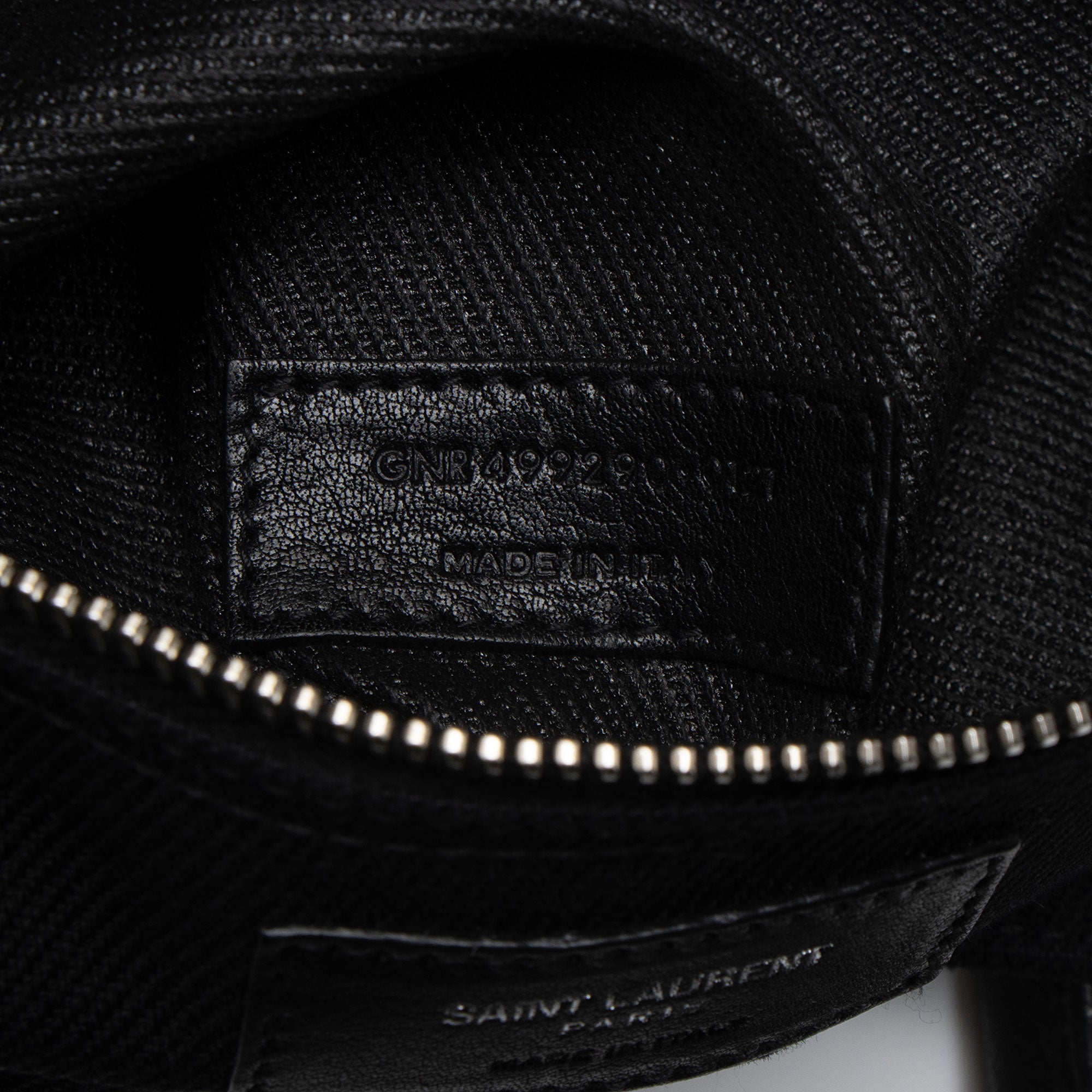 Saint Laurent Canvas Calfskin Rive Gauche Large Tote