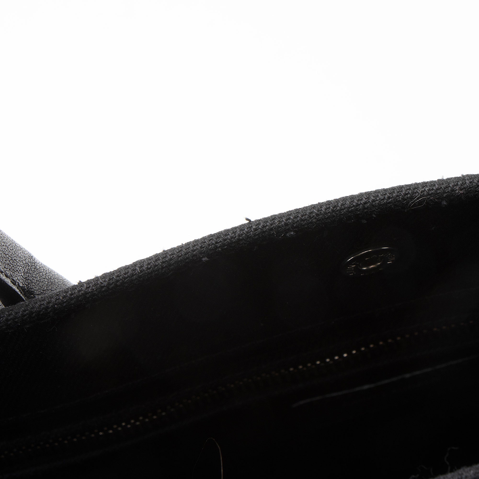 Saint Laurent Canvas Calfskin Rive Gauche Large Tote