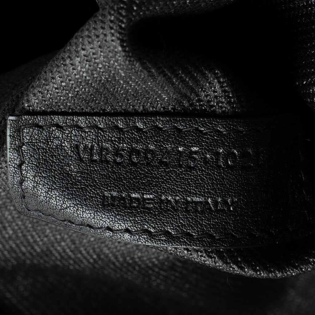 Saint Laurent Canvas Calfskin Rive Gauche Large Tote