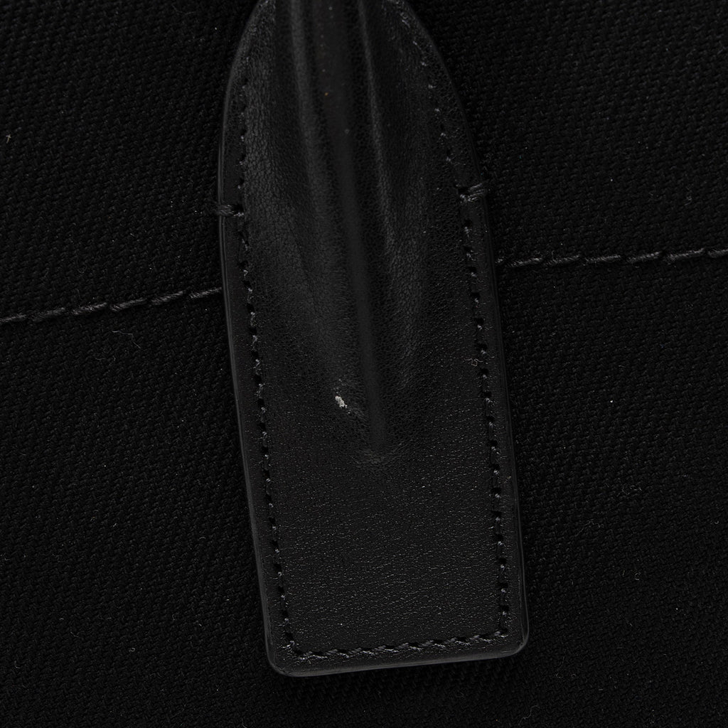 Saint Laurent Linen Calfskin Rive Gauche N/S Tote