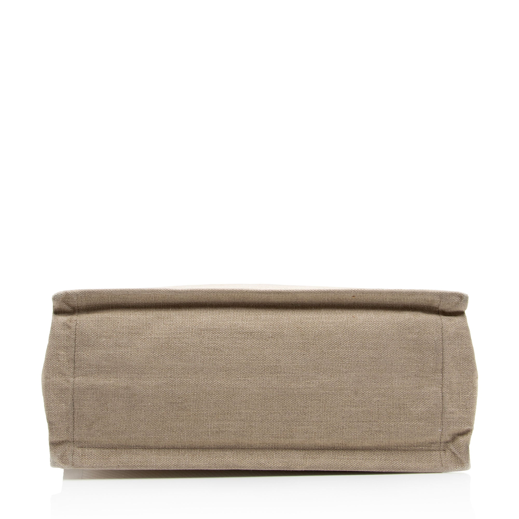 Saint Laurent Canvas Calfskin Rive Gauche Small Tote (SHF-GiWJT4)
