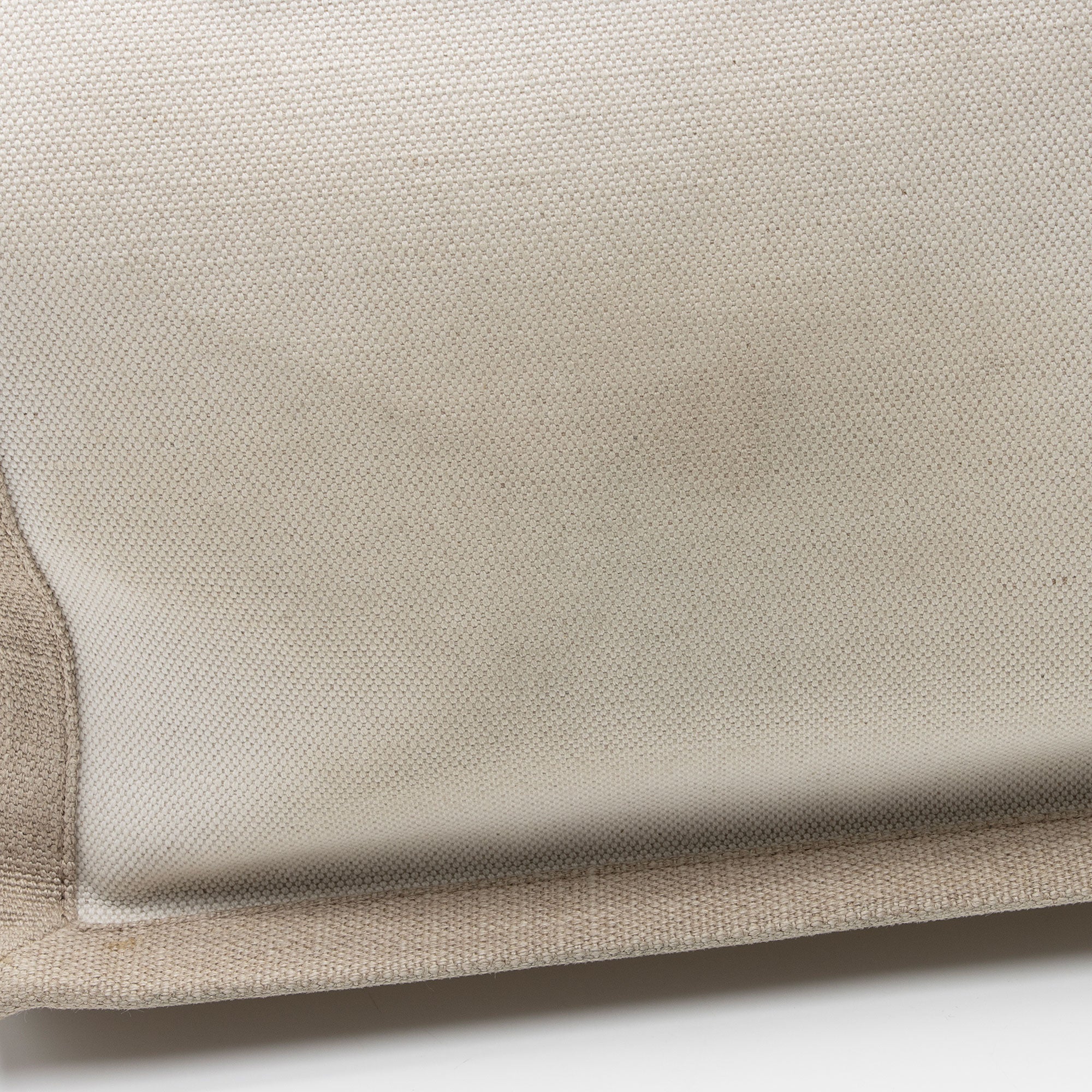Saint Laurent Canvas Calfskin Rive Gauche Small Tote