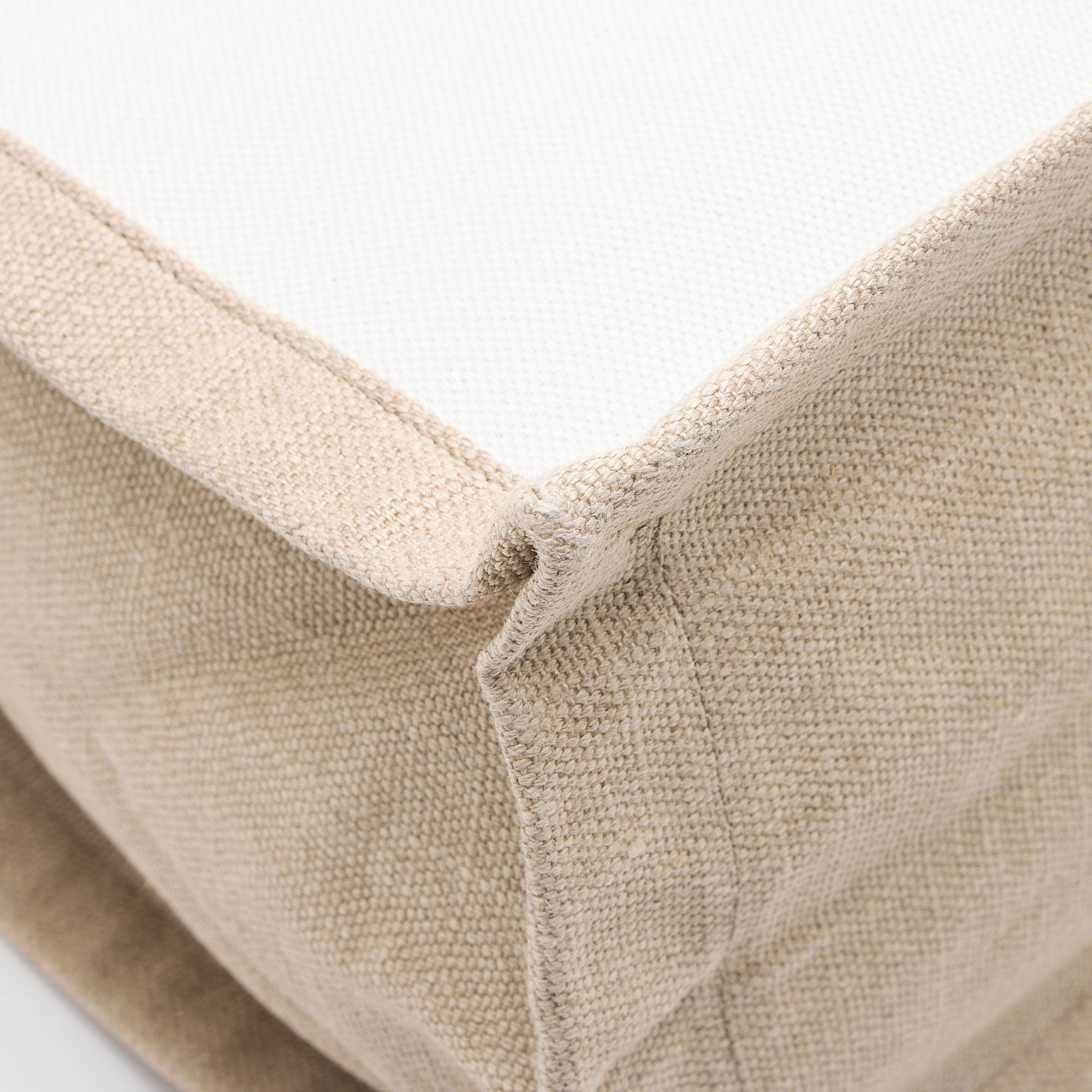 Saint Laurent Canvas Calfskin Rive Gauche Small Tote
