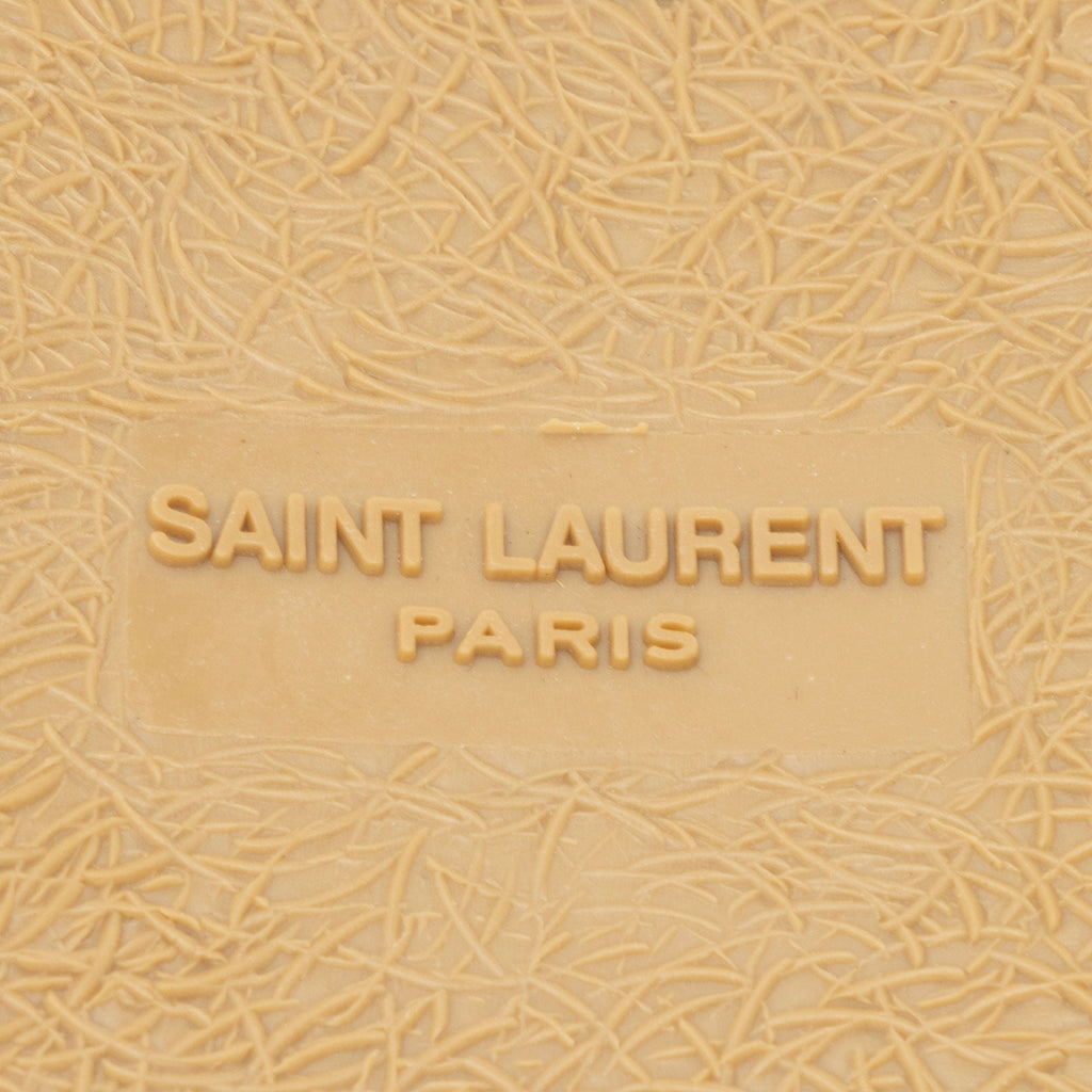 Saint Laurent Canvas Leopard Print Espadrilles - Size 6.5 / 36.5