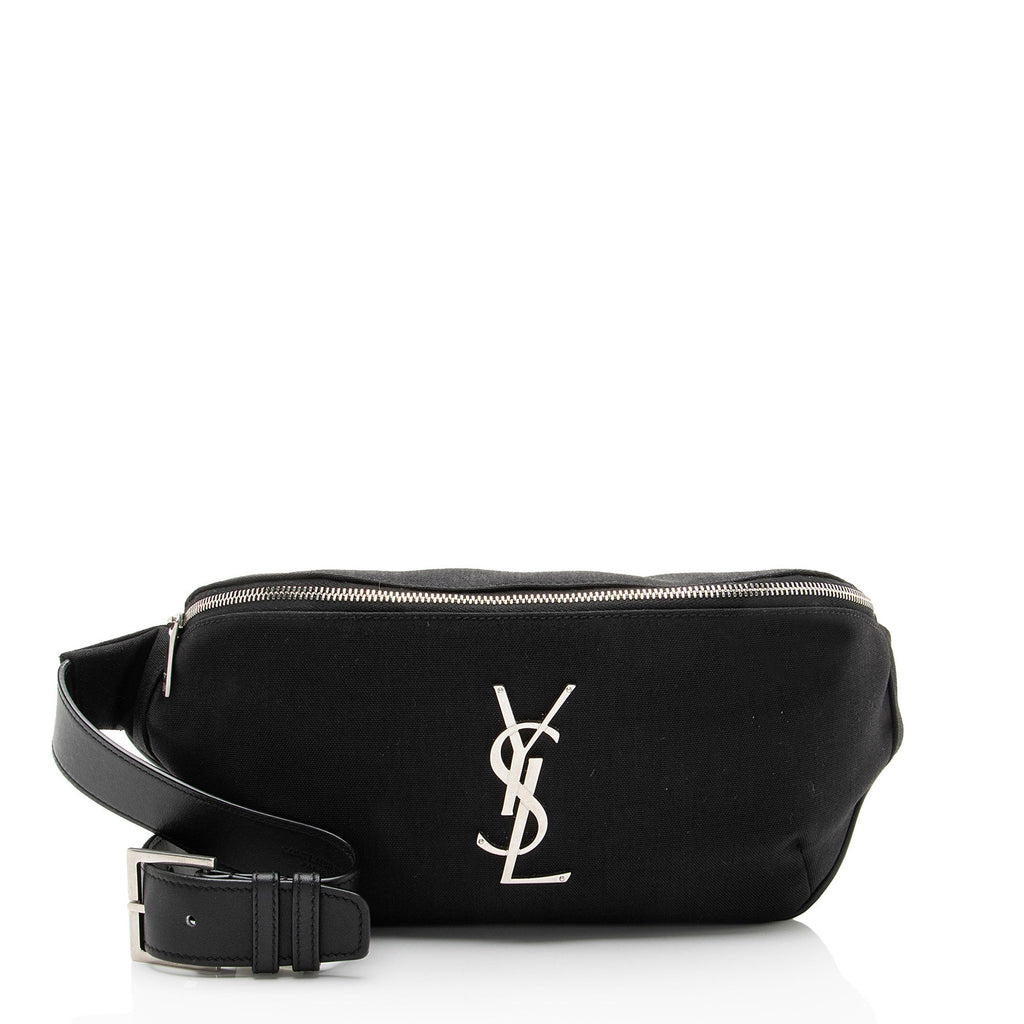 Saint Laurent Canvas Monogram Belt Bag