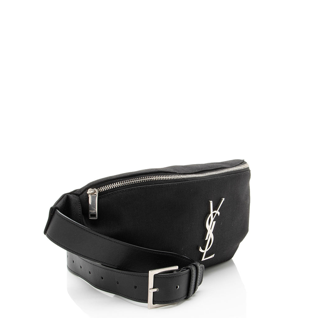 Saint Laurent Canvas Monogram Belt Bag