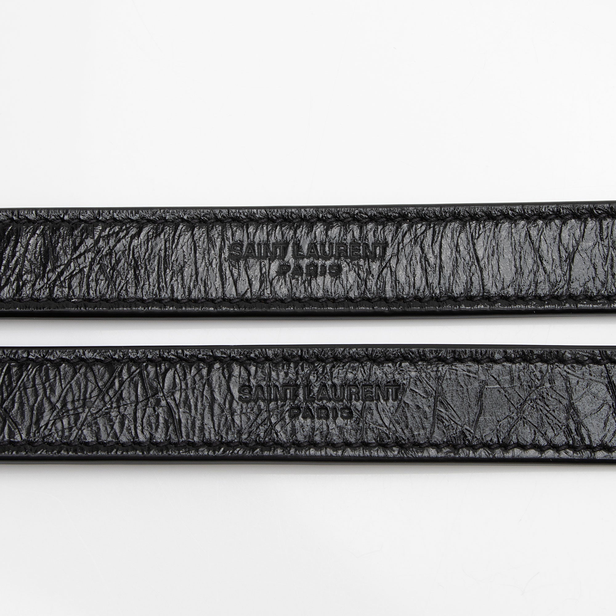 Saint Laurent Crinkled Calfskin Monogram Niki Baby Shoulder Bag (SHF-BRqPlH)