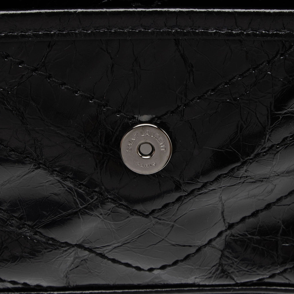 Saint Laurent Crinkled Calfskin Monogram Niki Baby Shoulder Bag (SHF-BRqPlH)