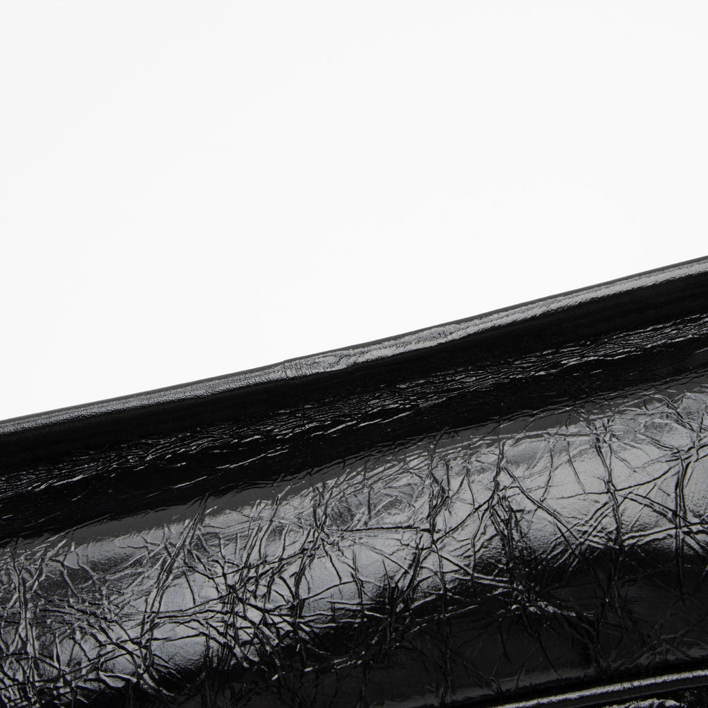 Saint Laurent Crinkled Calfskin Monogram Niki Baby Shoulder Bag (SHF-BRqPlH)