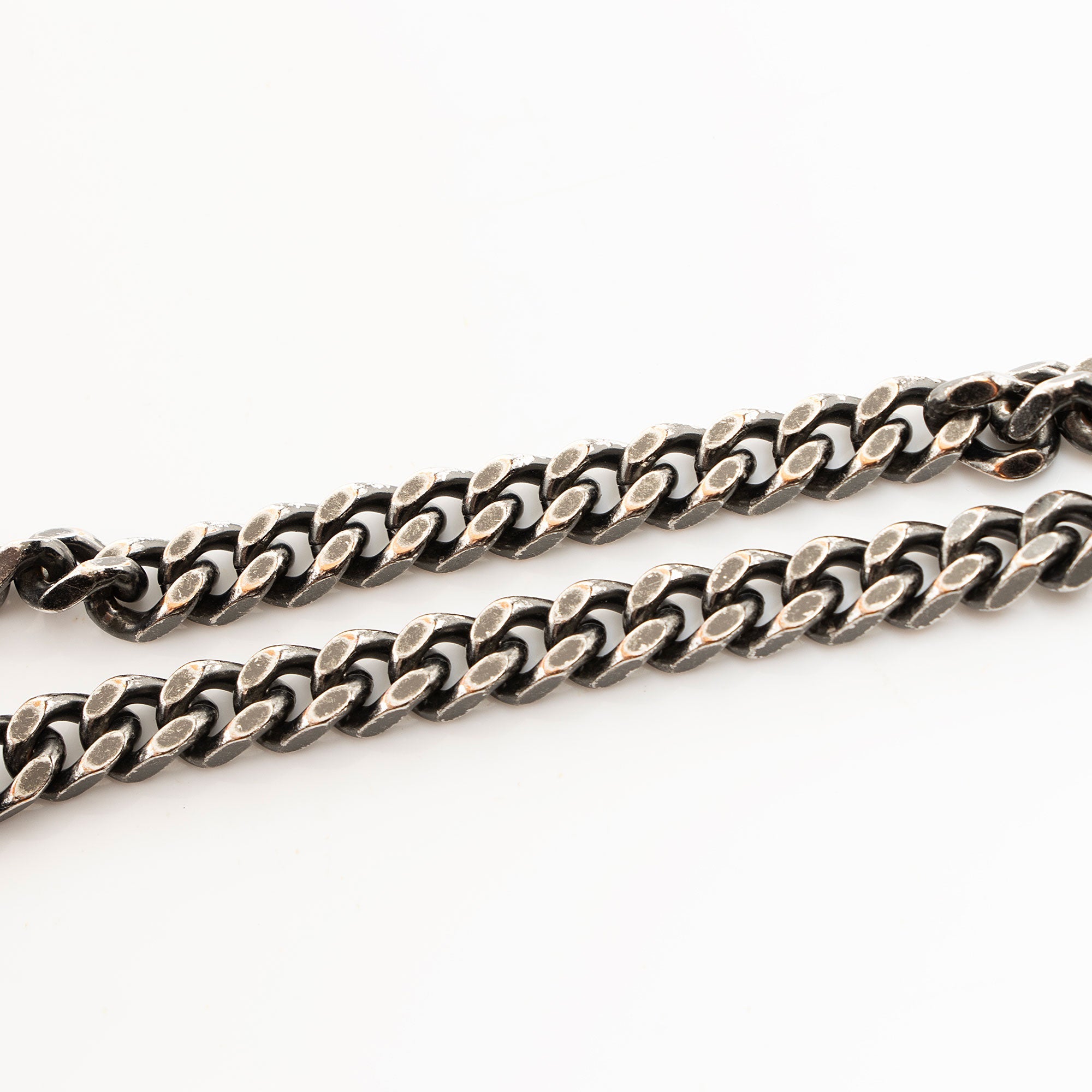 Saint Laurent Crinkled Calfskin Monogram Niki Chain Wallet