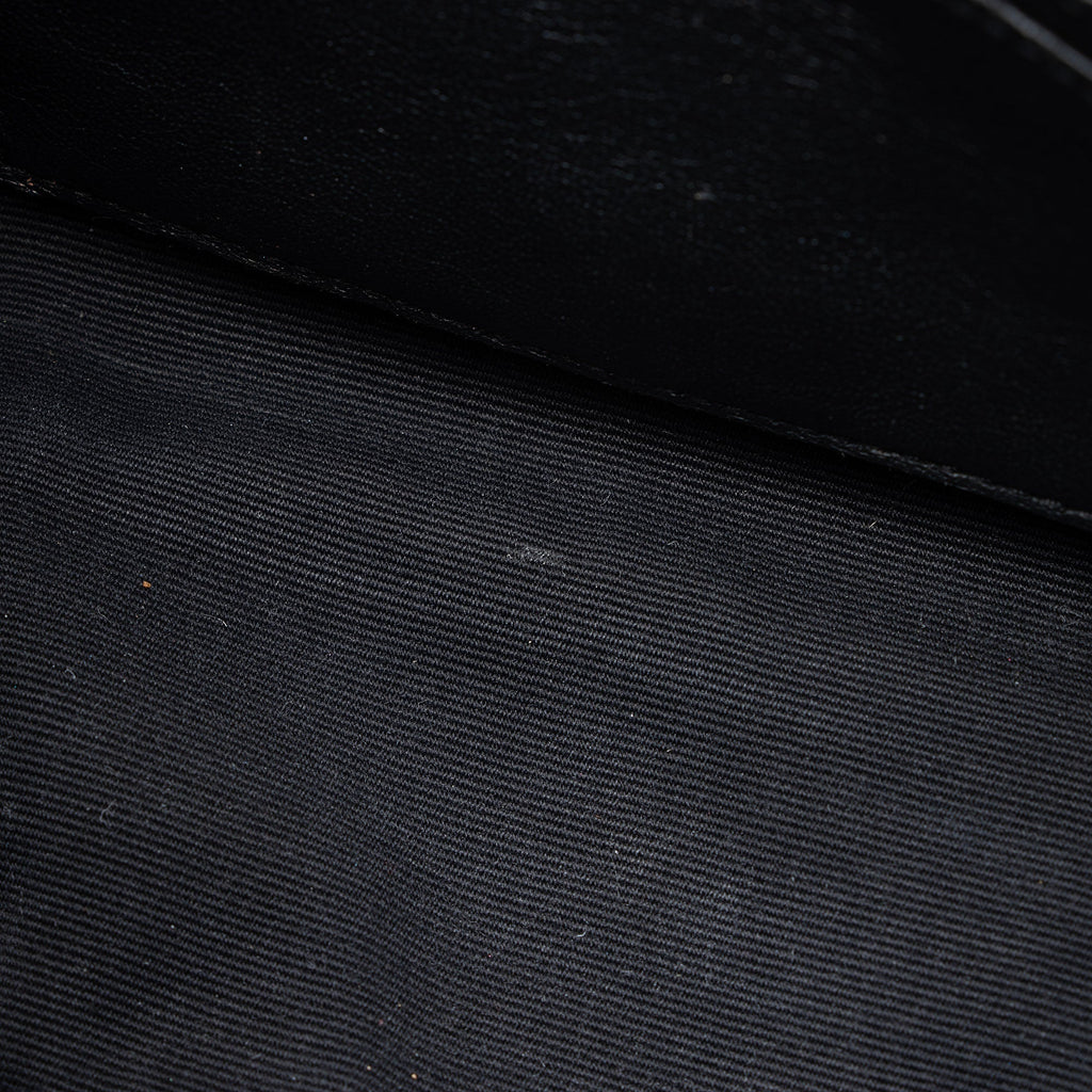 Saint Laurent Crinkled Calfskin Monogram Niki Chain Wallet